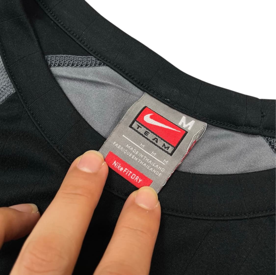 나이키 Nike 블랙 Team Fit Dry 트레이닝 롱슬리브 M 상품이미지2