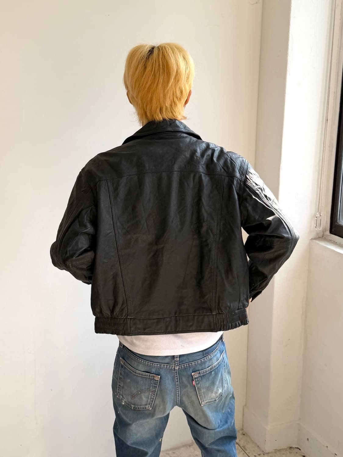 리얼레더 양가죽 블루종 자켓 상품이미지7