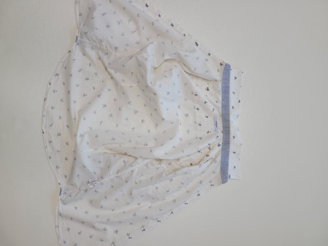 엠폴햄 Empolham 남자 페이즐리 패턴 7부 셔츠 100 아이보리  상품이미지8