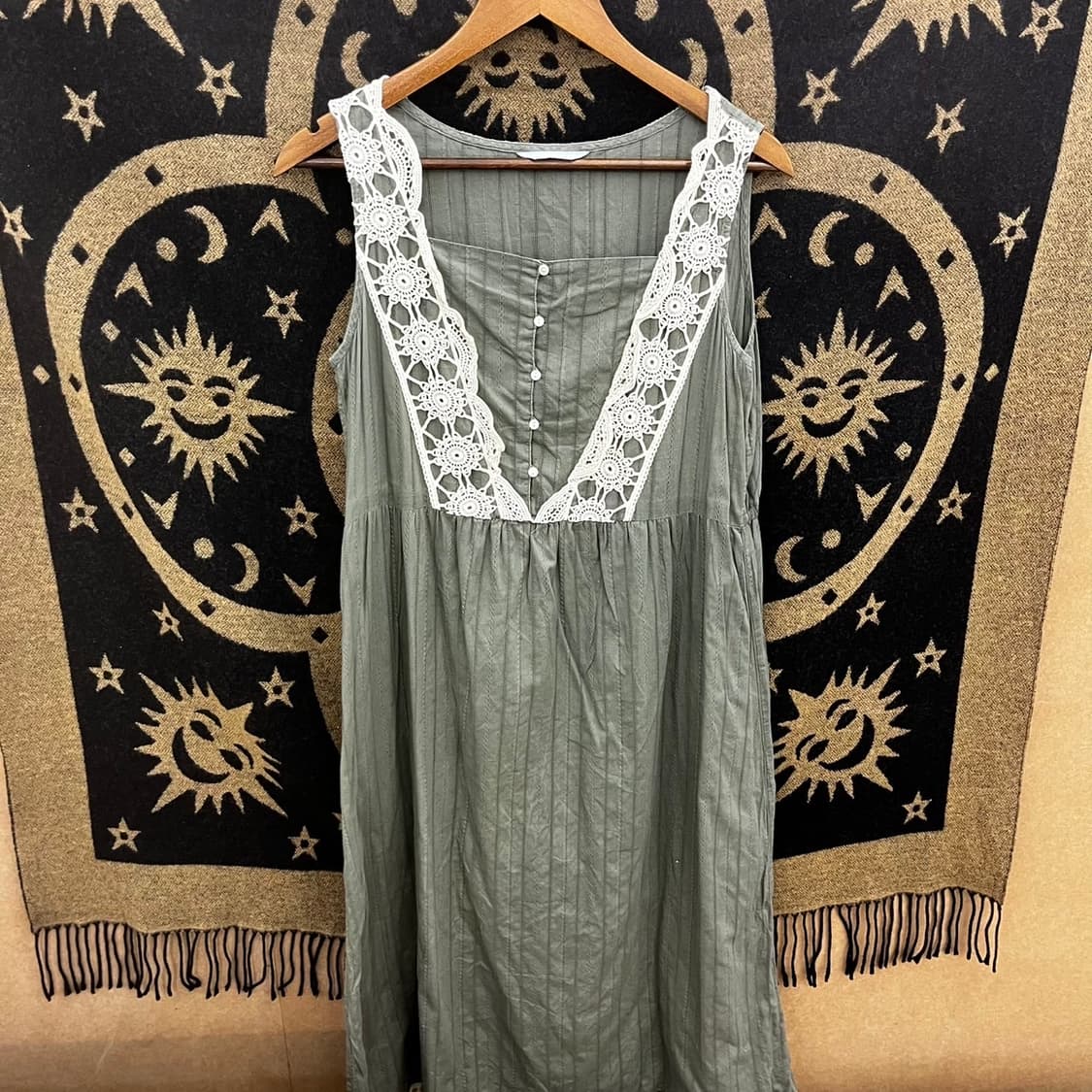 빈티지 러블리 모리걸 레이스 베이비돌 슬리브리스 롱원피스 K0113 상품이미지3