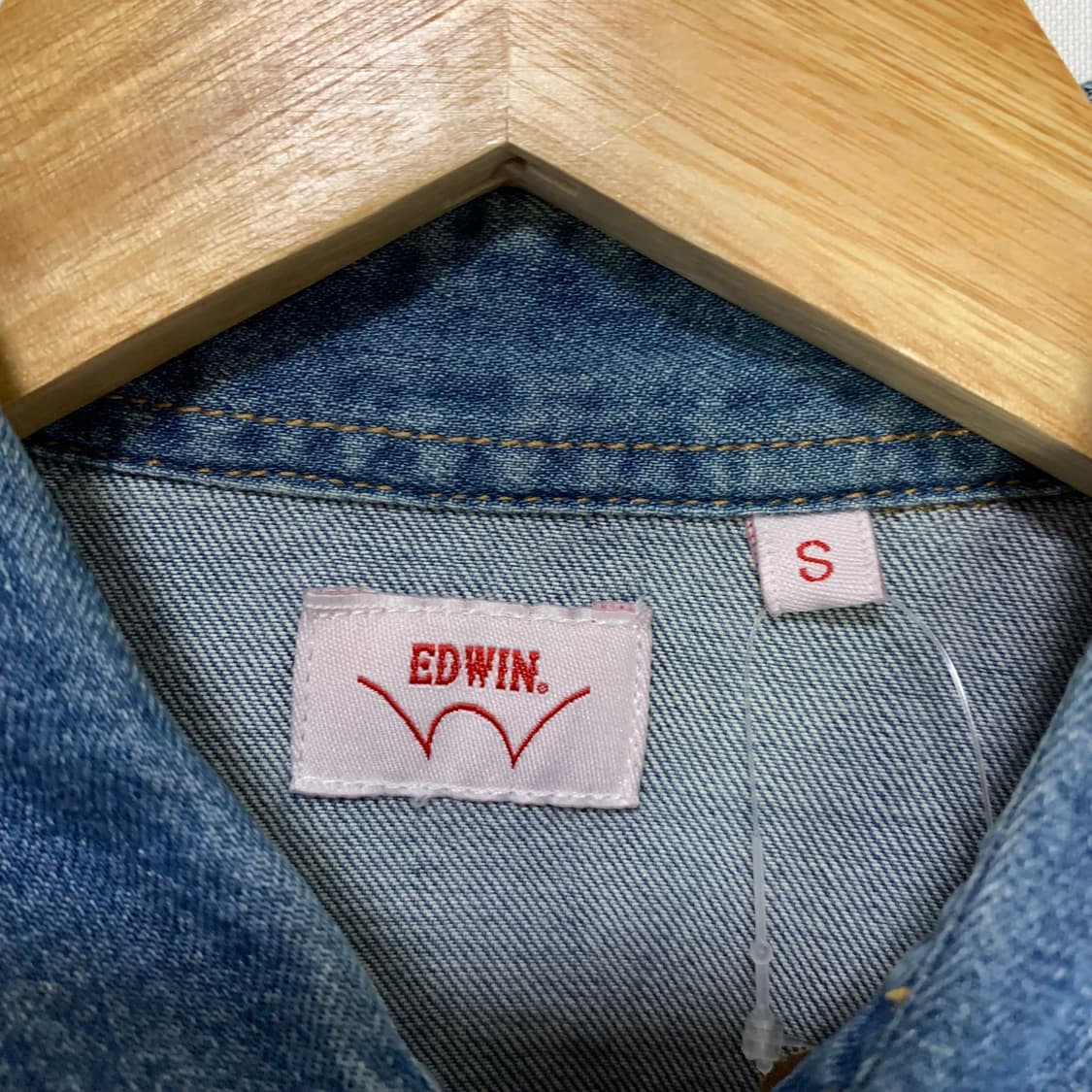 에드윈 버튼 데님 셔츠 청남방 y2k 빈티지 S 남녀공용 상품이미지5