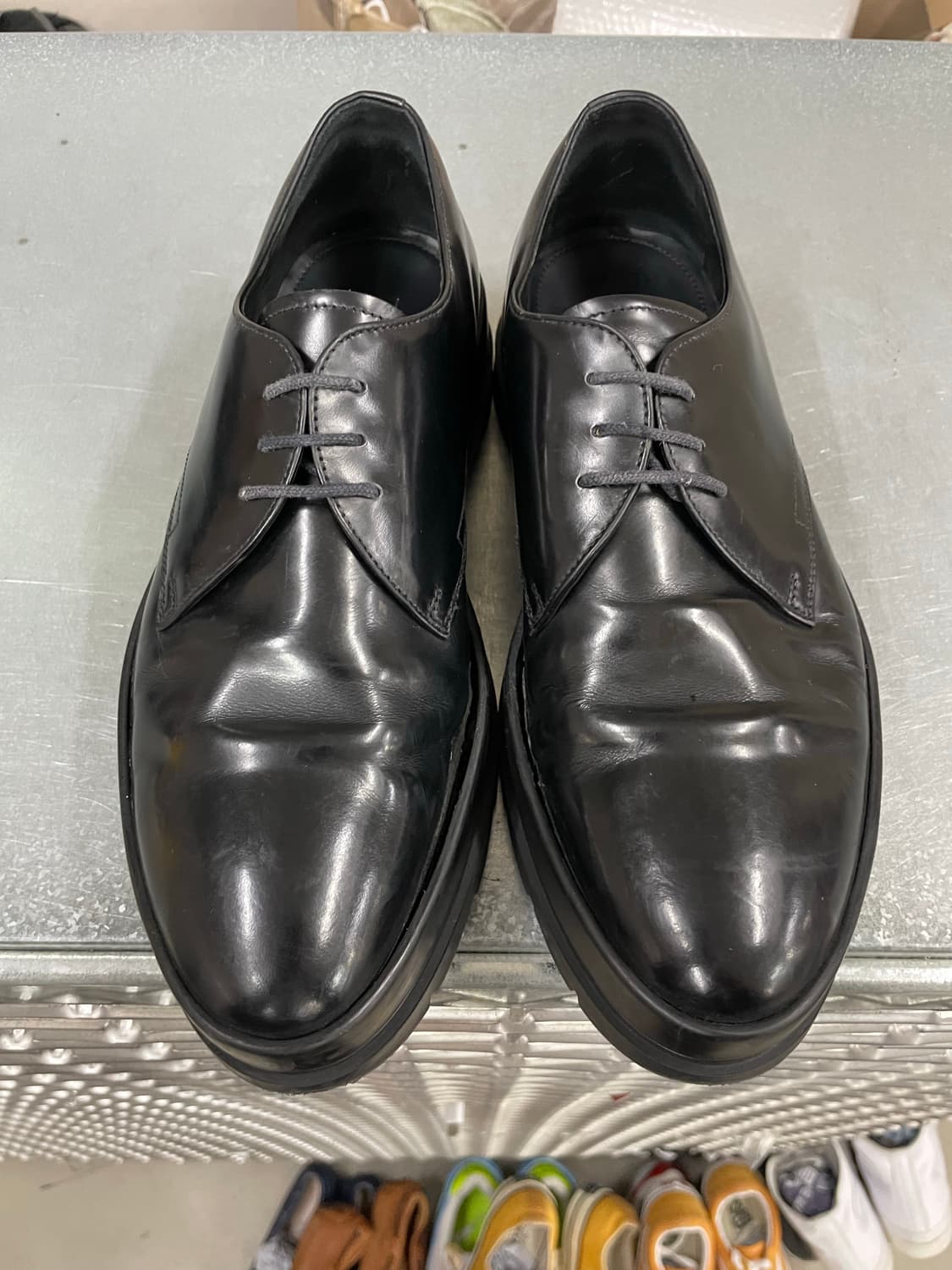 프라다 레더 로퍼 블랙 5 상품이미지5