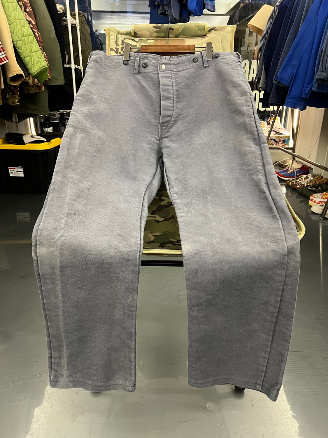 SUN FADED VINTAGE MOLESKIN 그레이몰스킨워크팬츠 상품이미지1