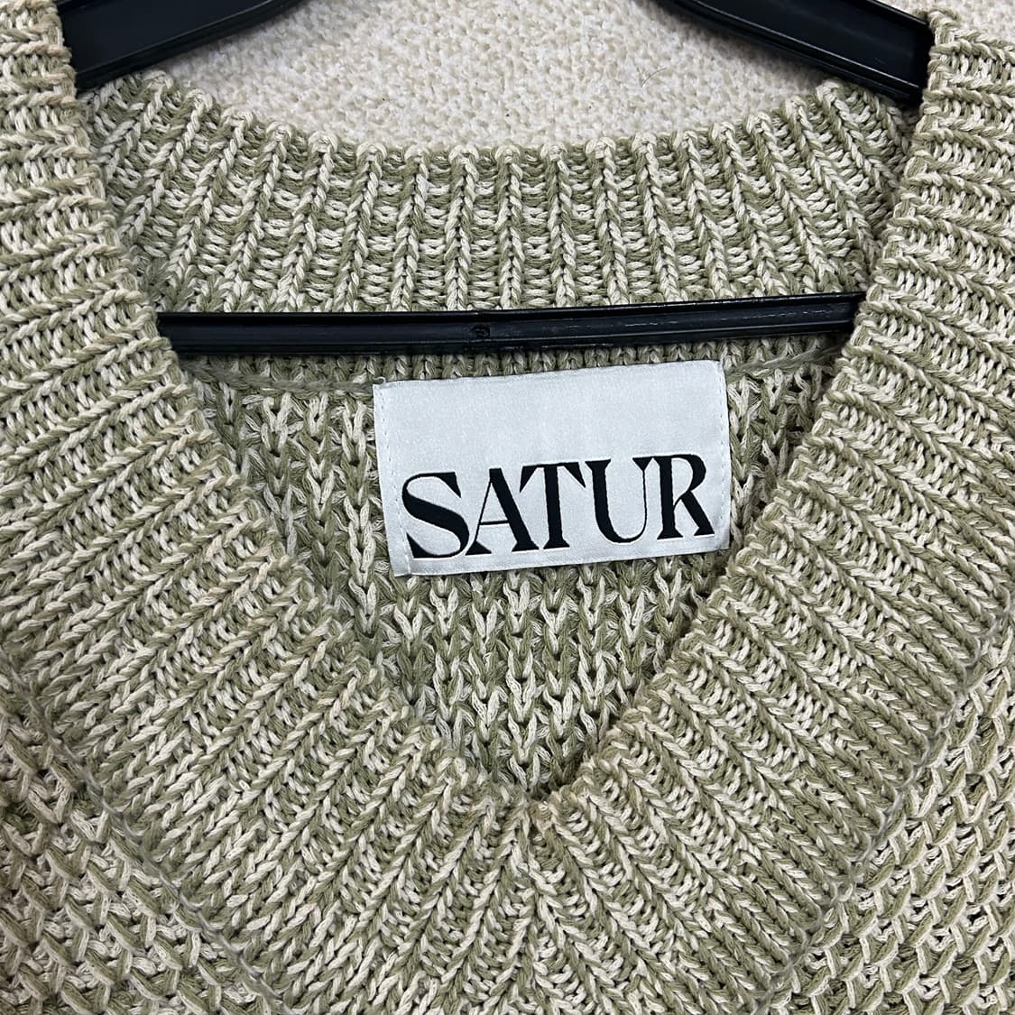 (L) SATUR 세터 브이넥 니트 조끼 상품이미지6