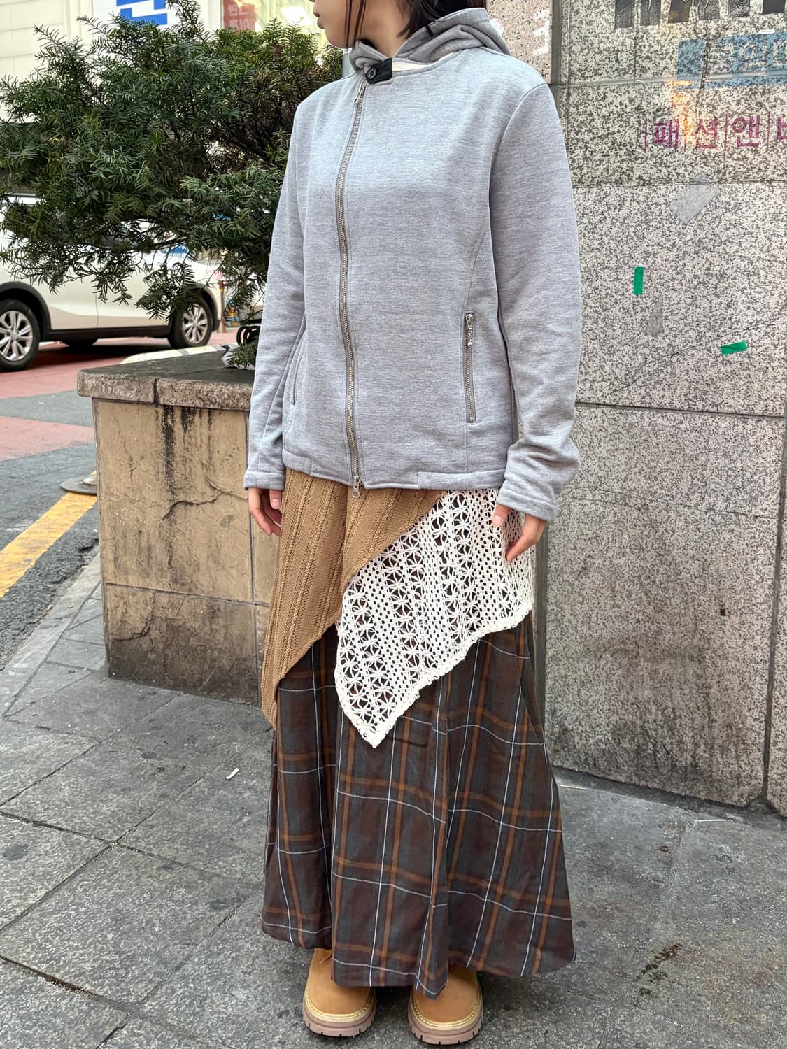 빔즈 하트 사선 라이더 자켓 상품이미지2