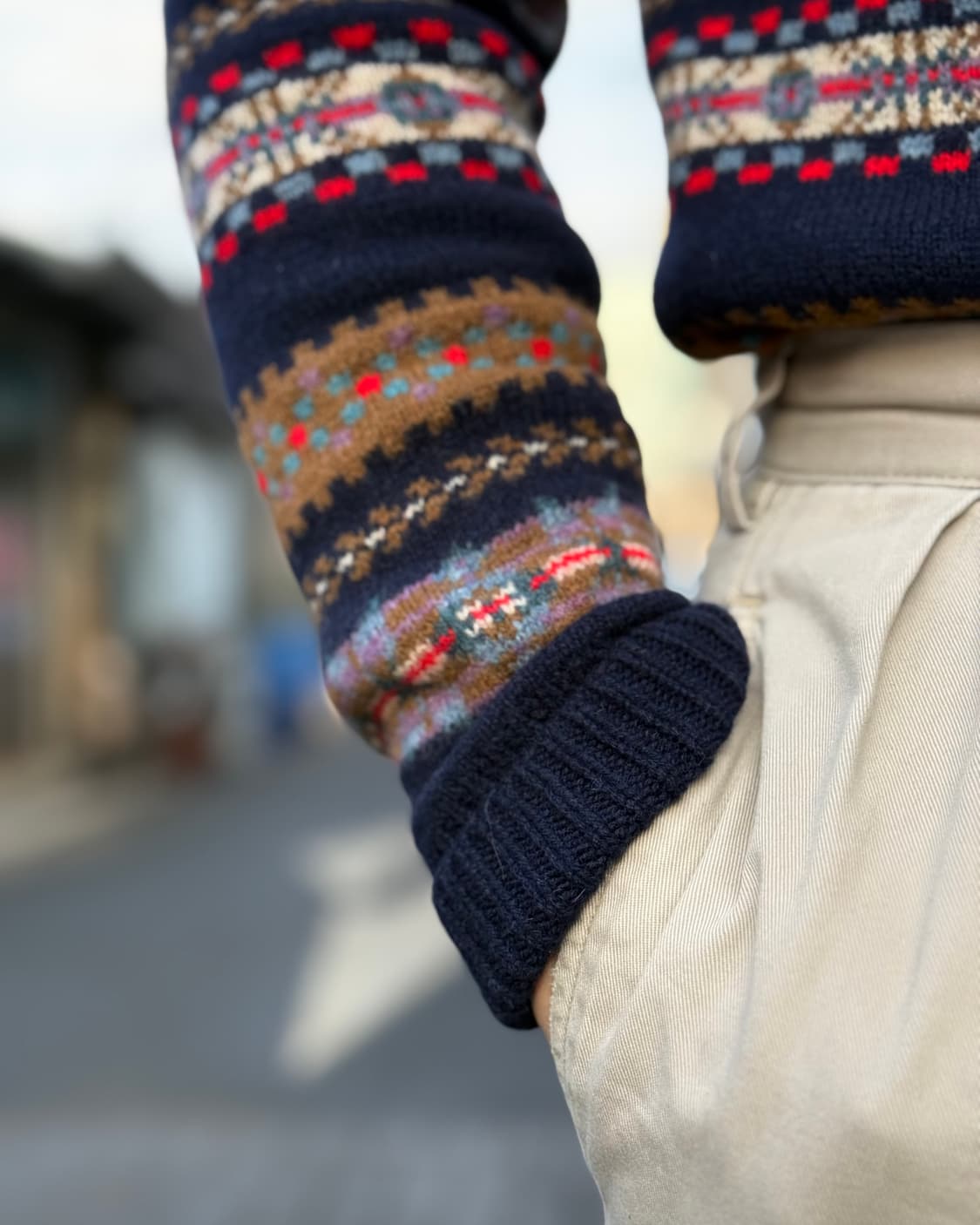 제이크루 램스울 페어아일 스웨터 M 상품이미지10