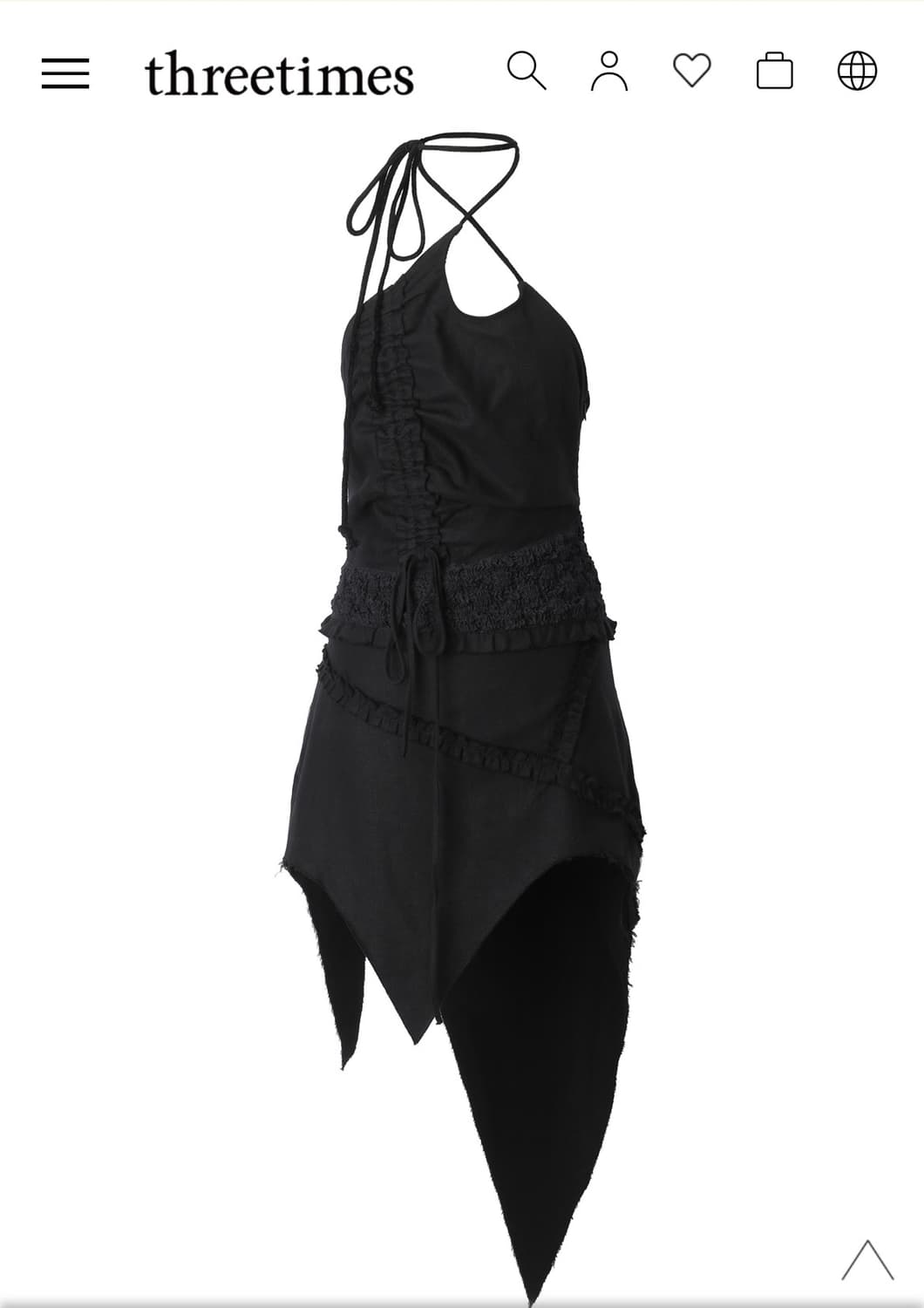 Threetimes쓰리타임즈 sarah mini dress 드레스 원피스 상품이미지1