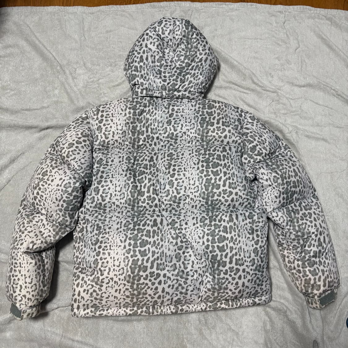 예스아이씨 레오파드 호피 다운 점퍼 패딩 M 상품이미지5