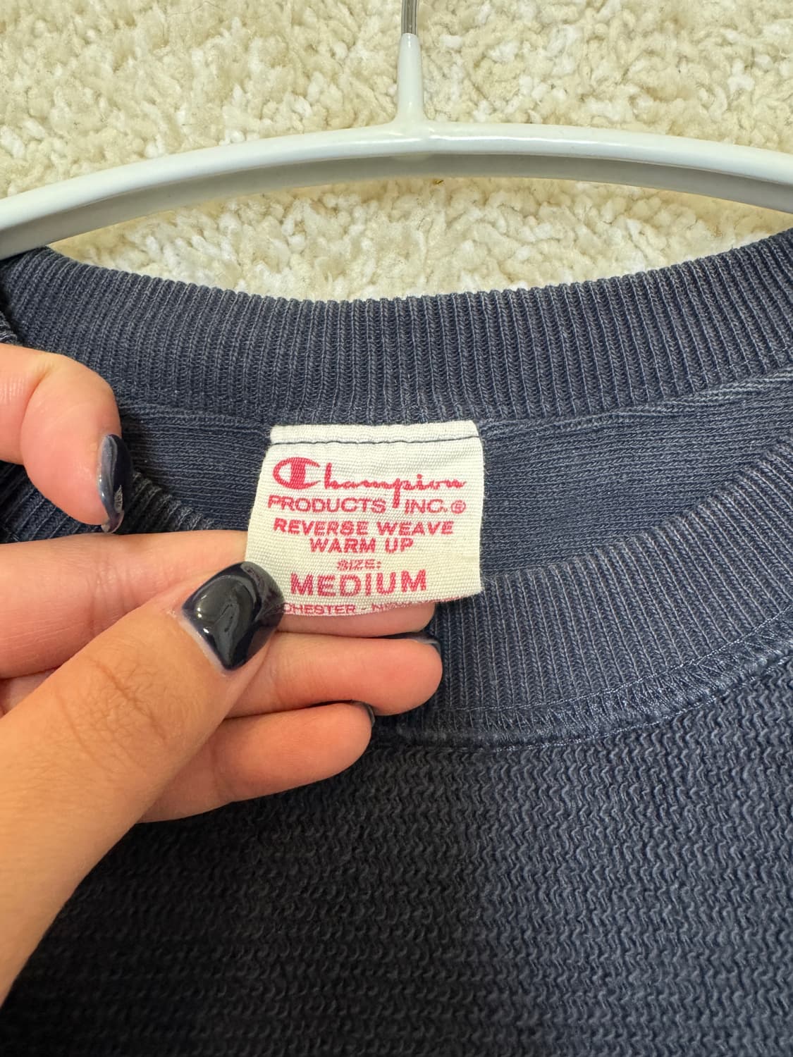 [London vintage] Reverse Weave Logo mtm 상품이미지3