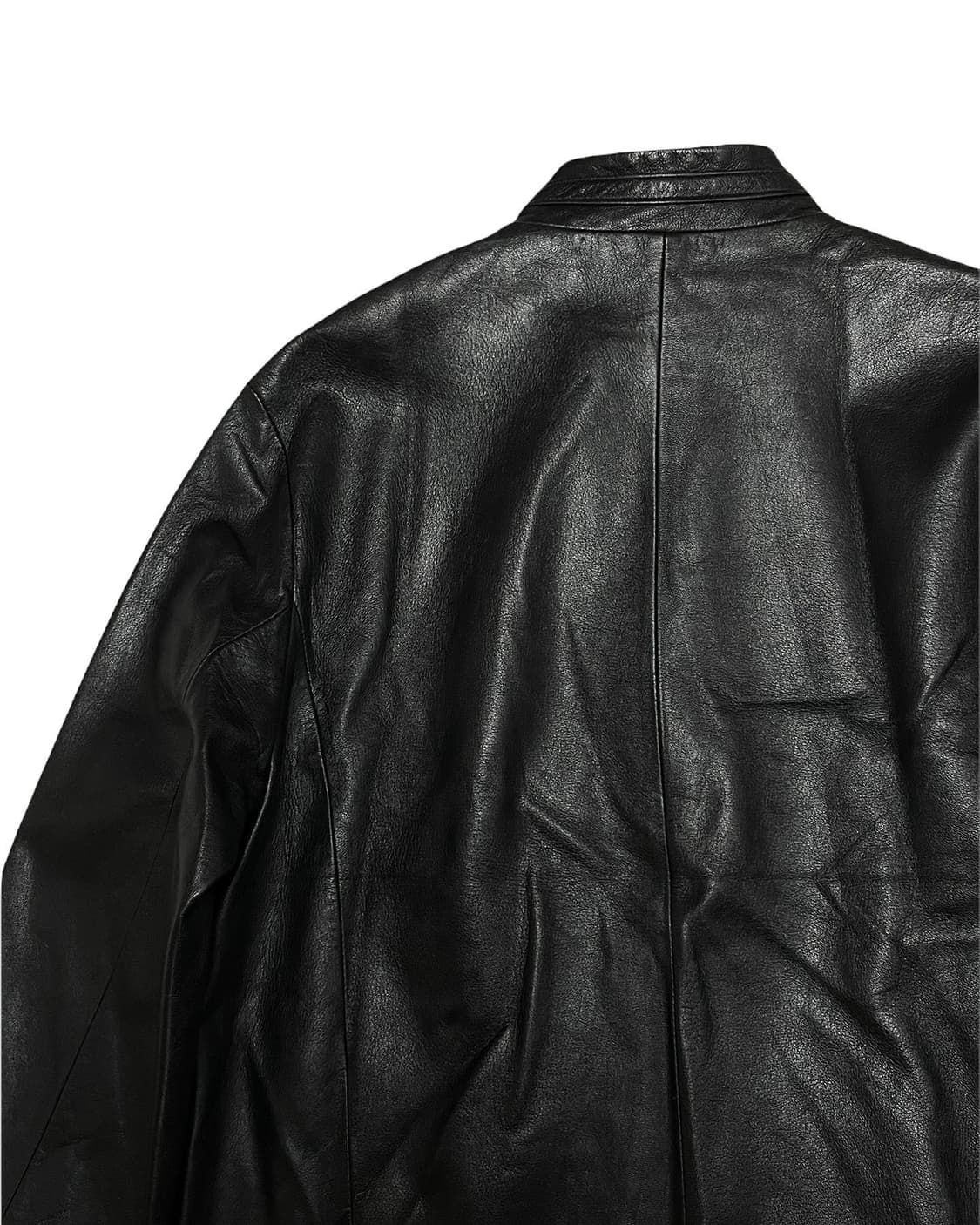 Sheep skin leather zip up 상품이미지6