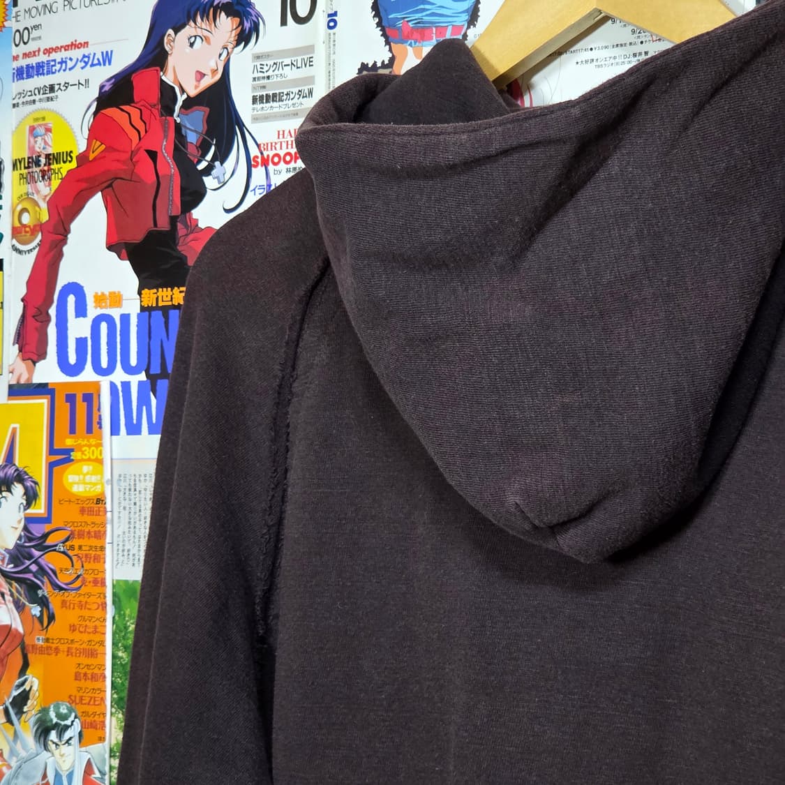 JPN 사이드 절개 그런지 아노락 후드티 상품이미지6