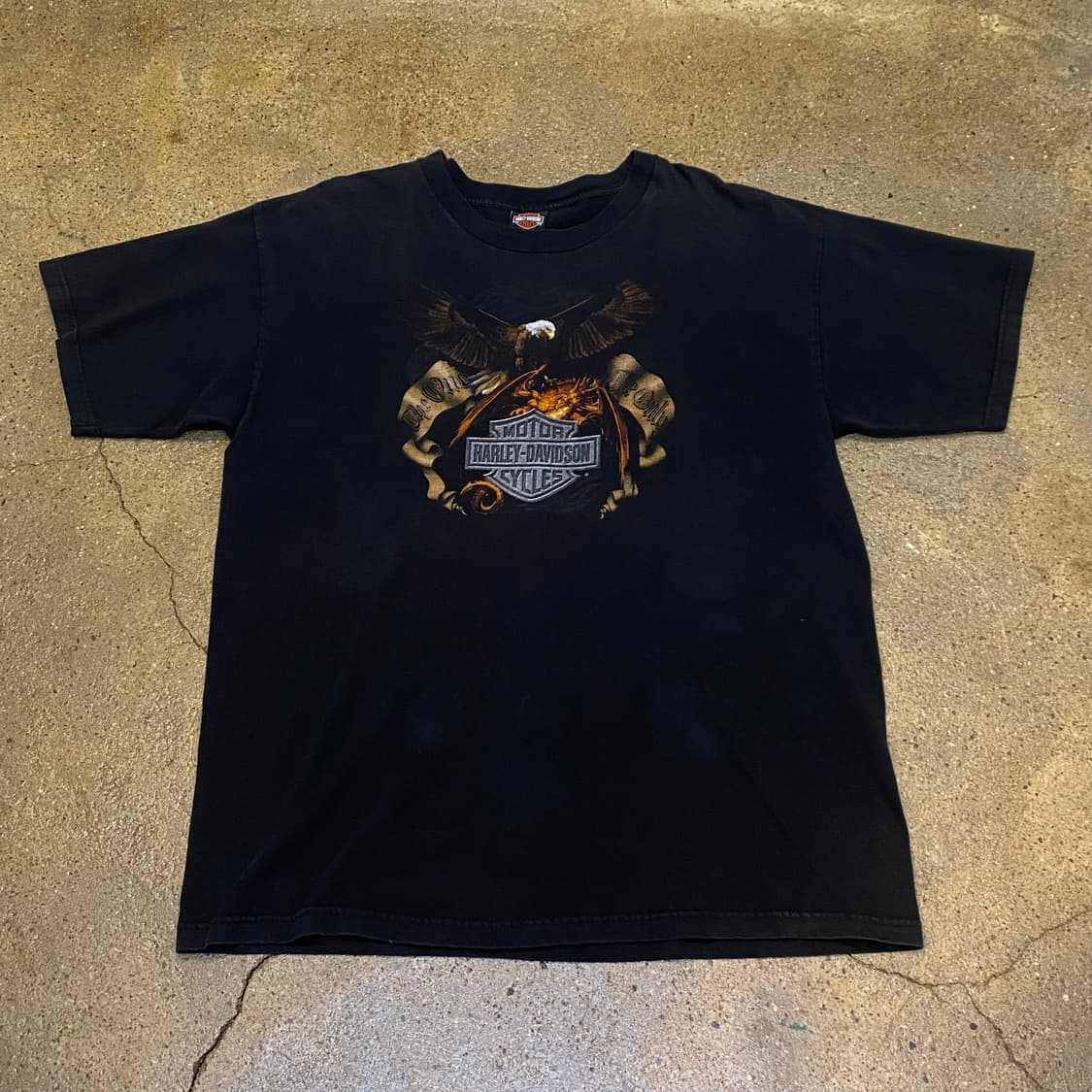 미국 빈티지 할리데이비슨 반팔티 상품이미지2