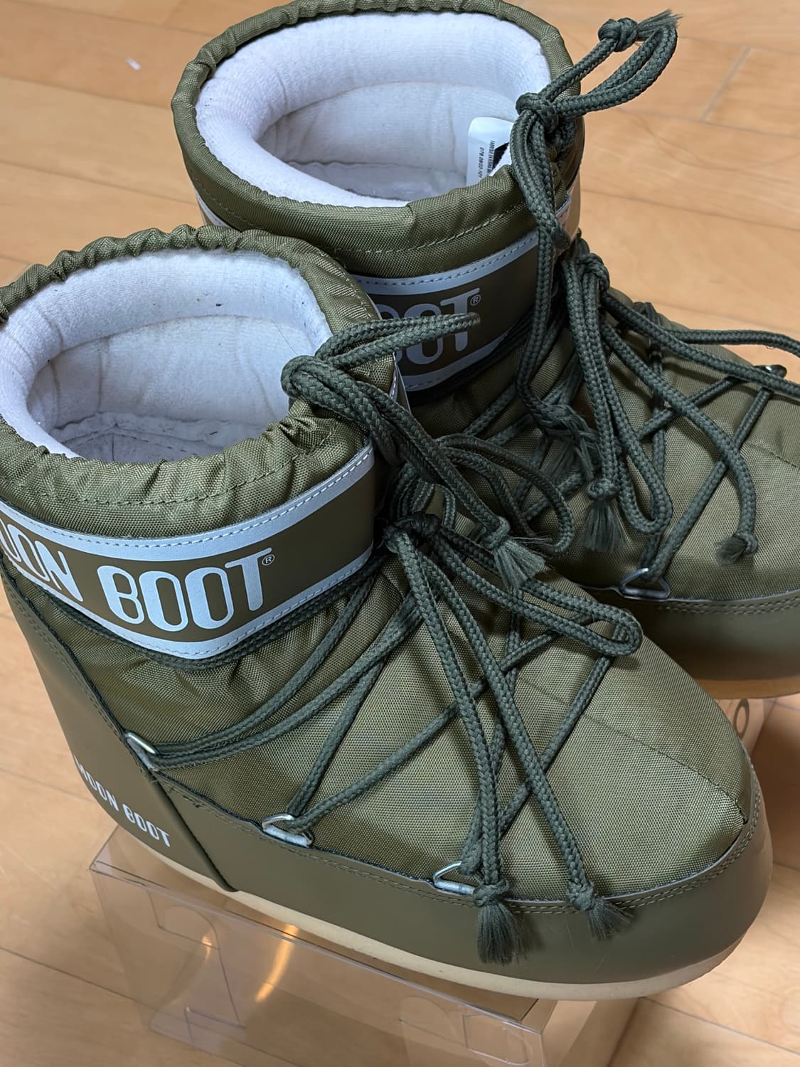 문부츠 아이콘 로우 스노우 부츠 카키 상품이미지2