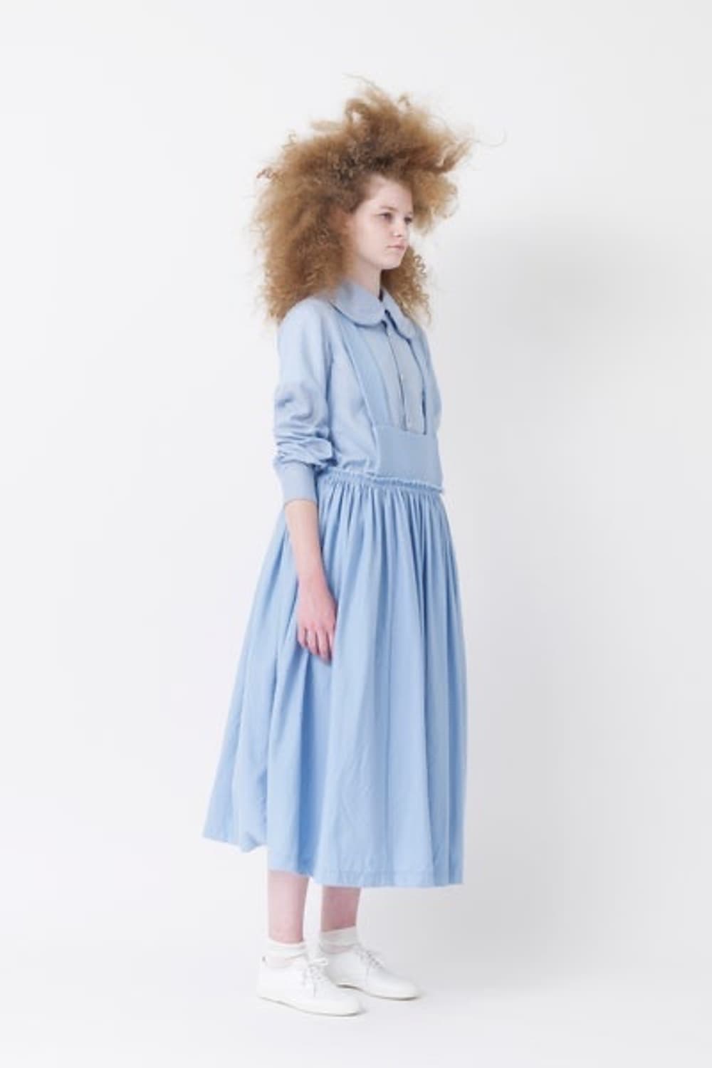 Big Collar Blue Blouse 상품이미지2