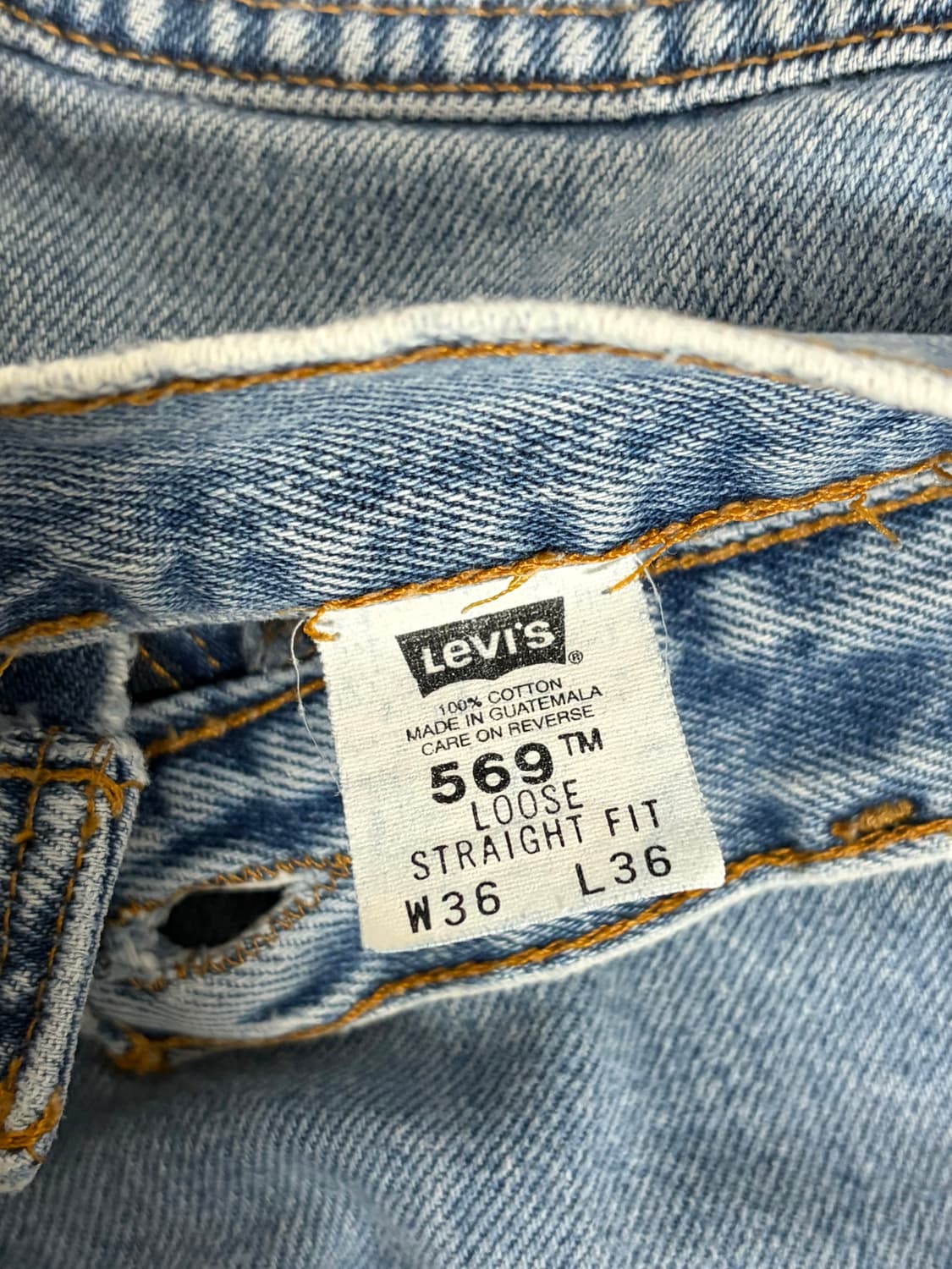 90’s levi’s 리바이스 569 36x36 상품이미지5