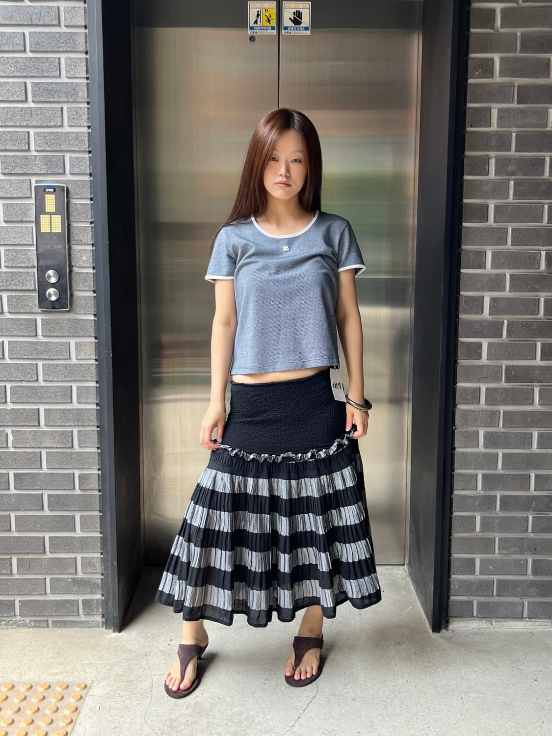 Issey Miyake 플리츠 스커트 상품이미지1