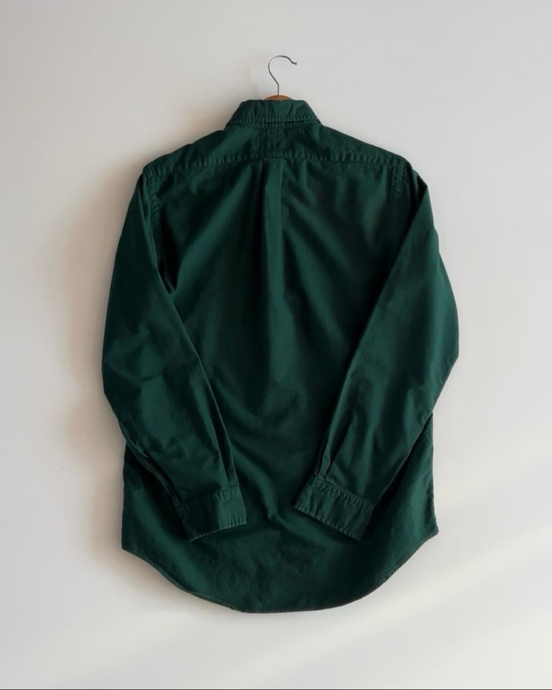 폴로 랄프로렌 그린 솔리드 셔츠 S 상품이미지4