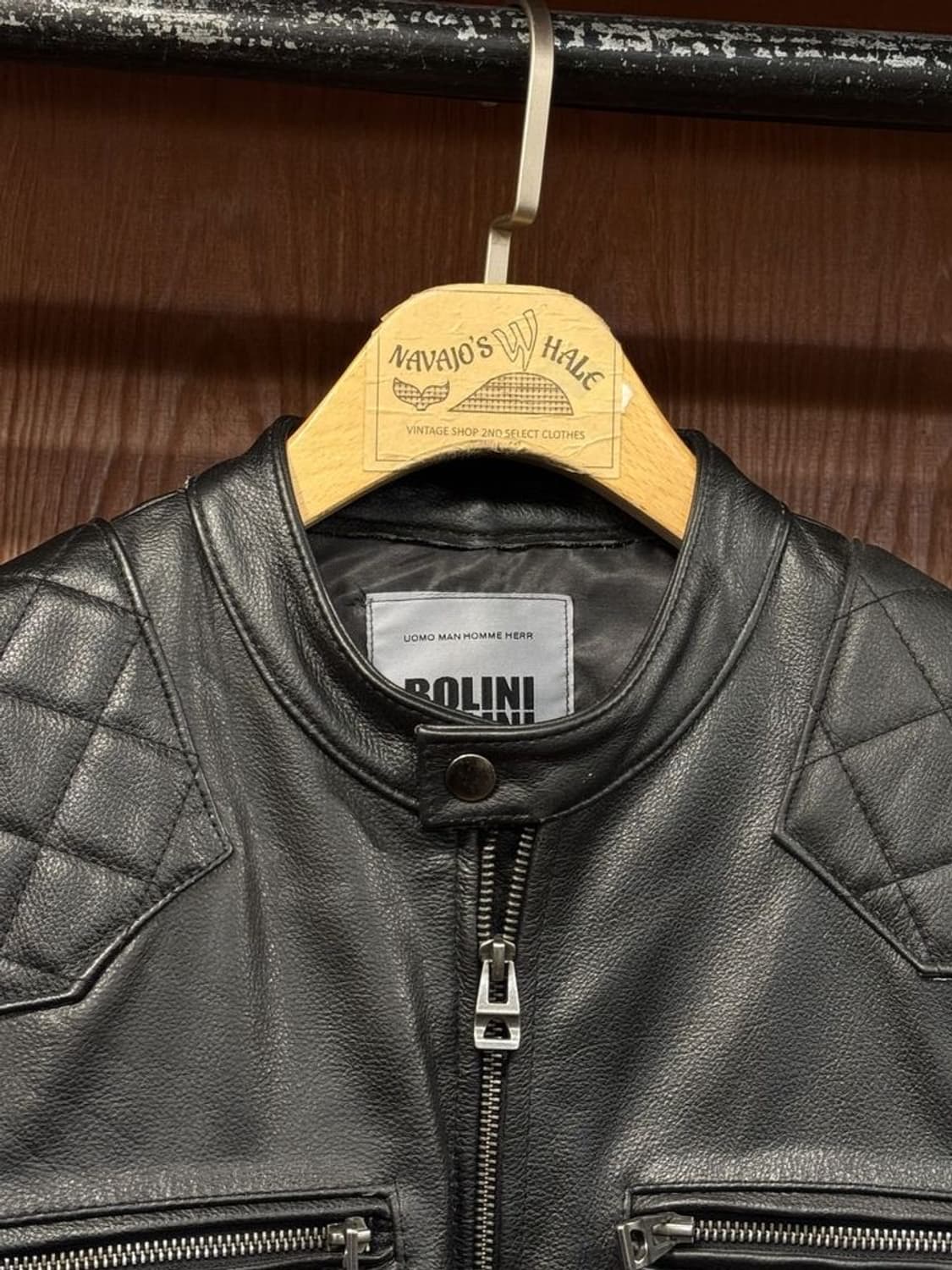 Bolini milano 싱글 라이더 자켓 상품이미지6