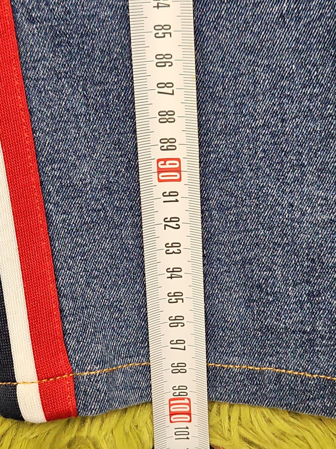 타미힐피거 사이드라인 슬림 테이퍼드 중청 데님 (33/32) 상품이미지9