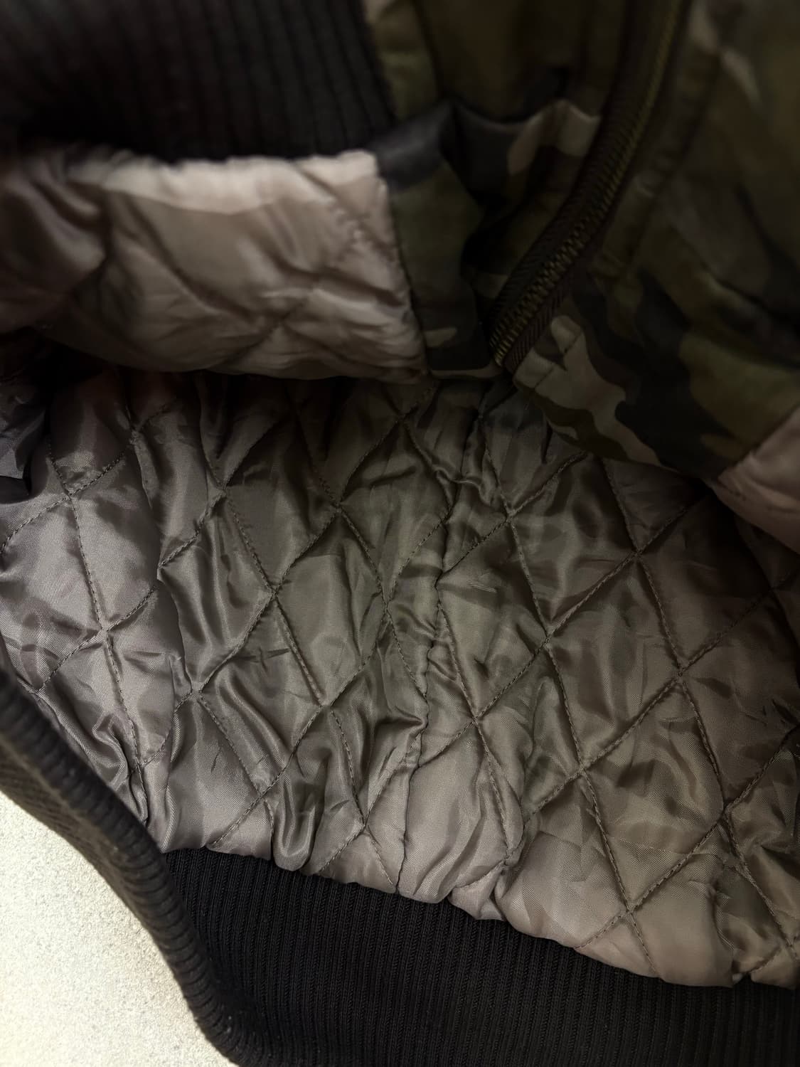 밀리터리 누빔 퍼 패딩 상품이미지6