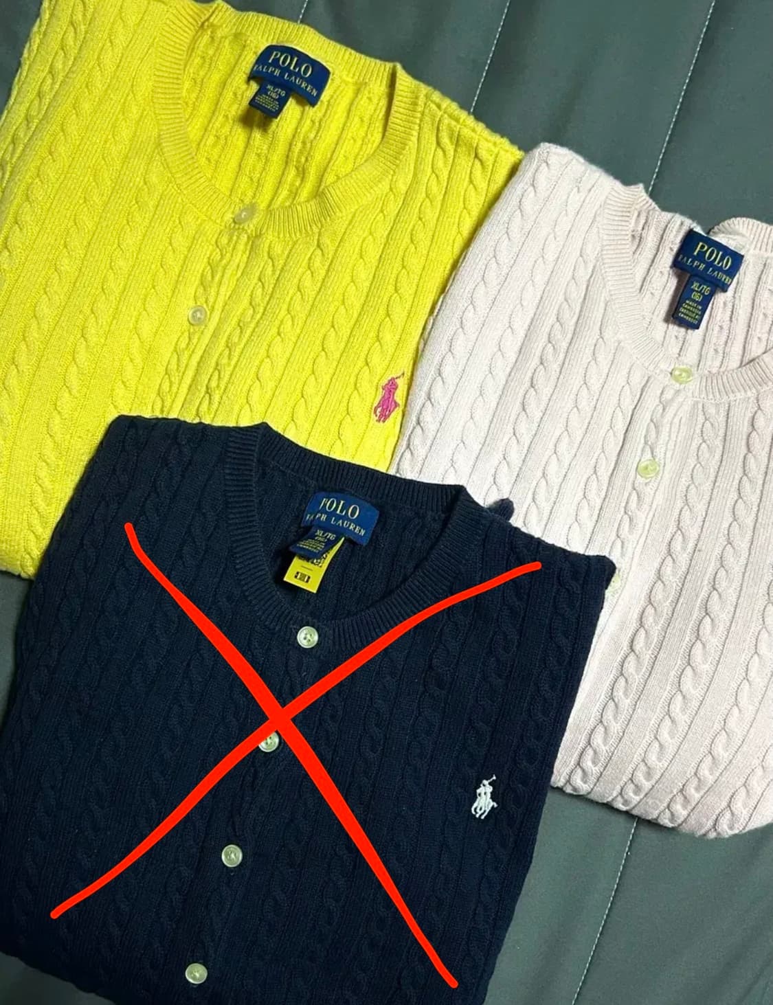 폴로 걸즈 가디건 XL 상품이미지1