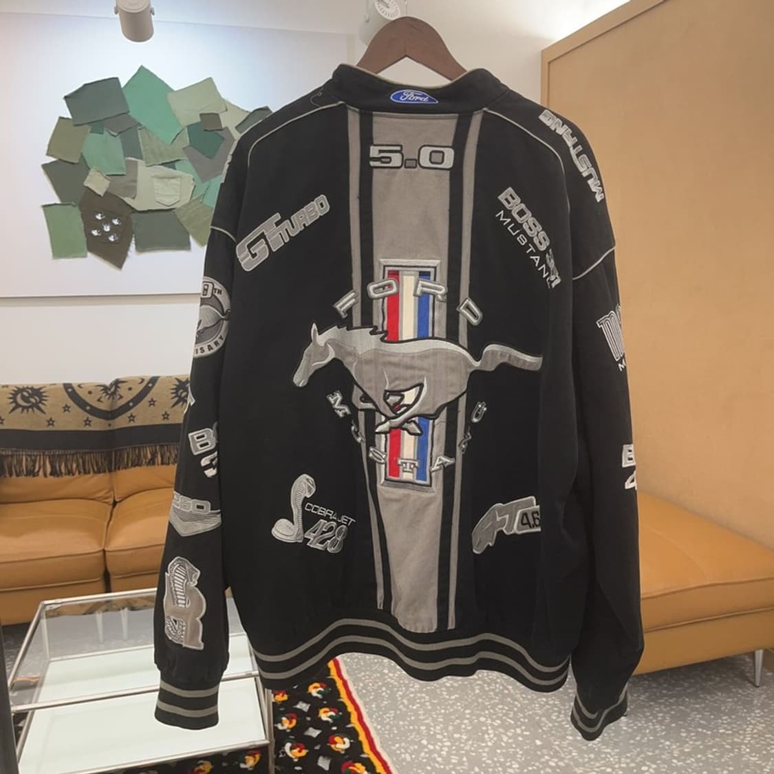 JH 디자인 제프해밀턴 머스탱 빅사이즈 레이싱 자켓 120 C06553 상품이미지4