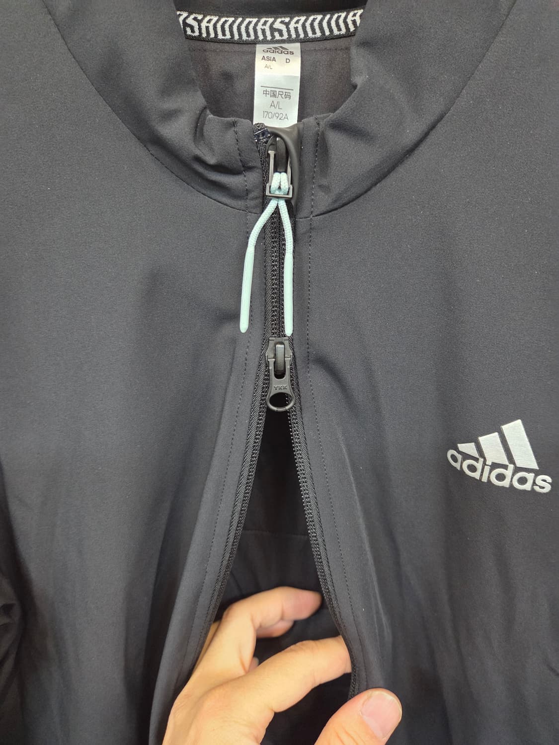 아디다스 여성 프리마로프트 패디드 니트 투웨이 자켓 L 상품이미지7