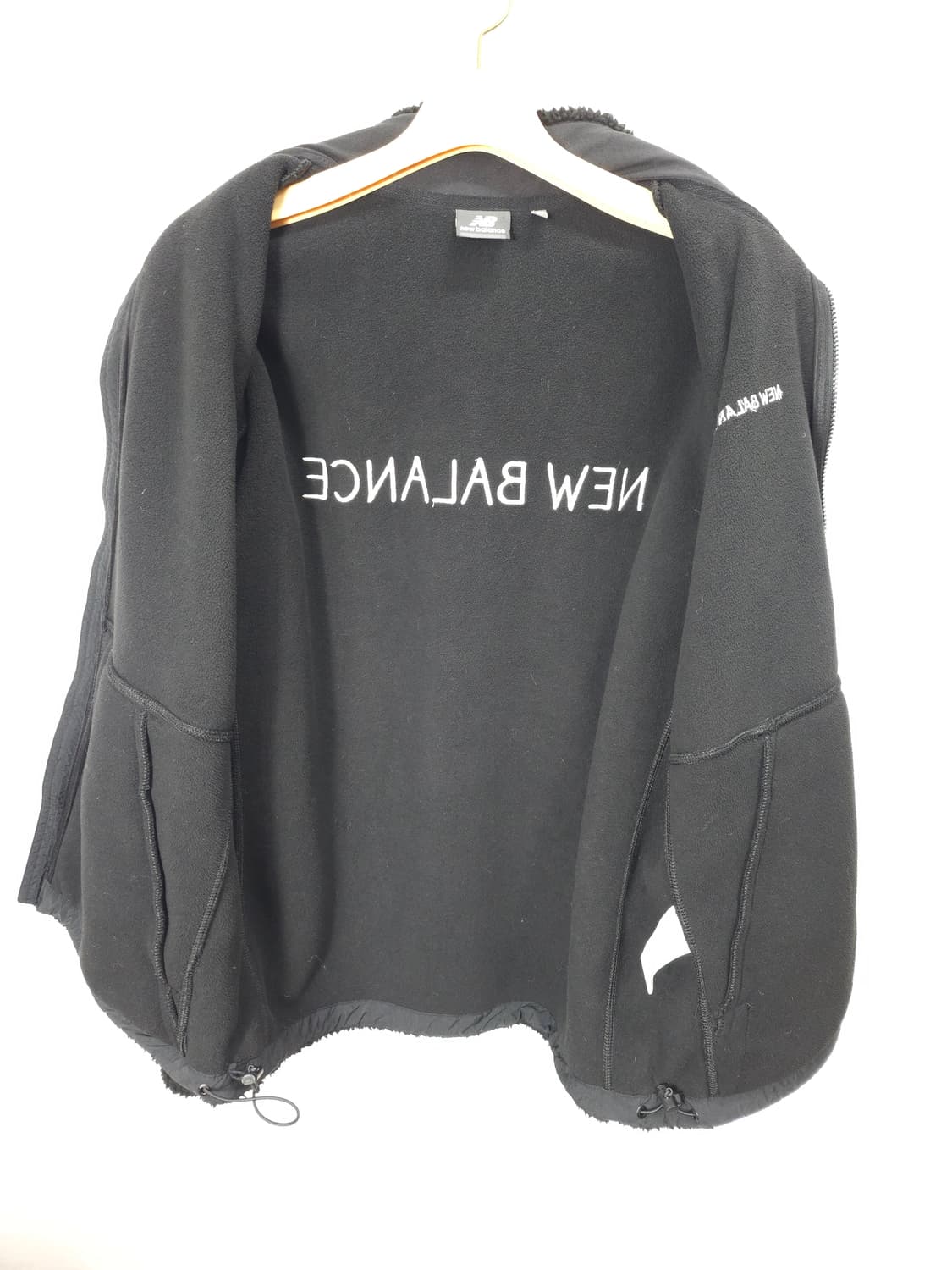 뉴발란스 후리스 뽀글이 집업자켓 블랙 100(L) 상품이미지6