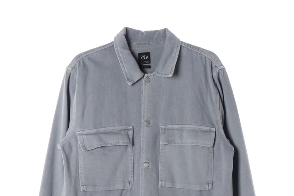 자라 피그먼트 코튼 자켓 XL 상품이미지3