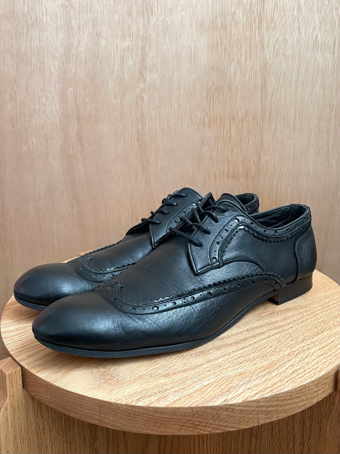 요지야마모토 y’s 윙팁 슈즈 상품이미지1