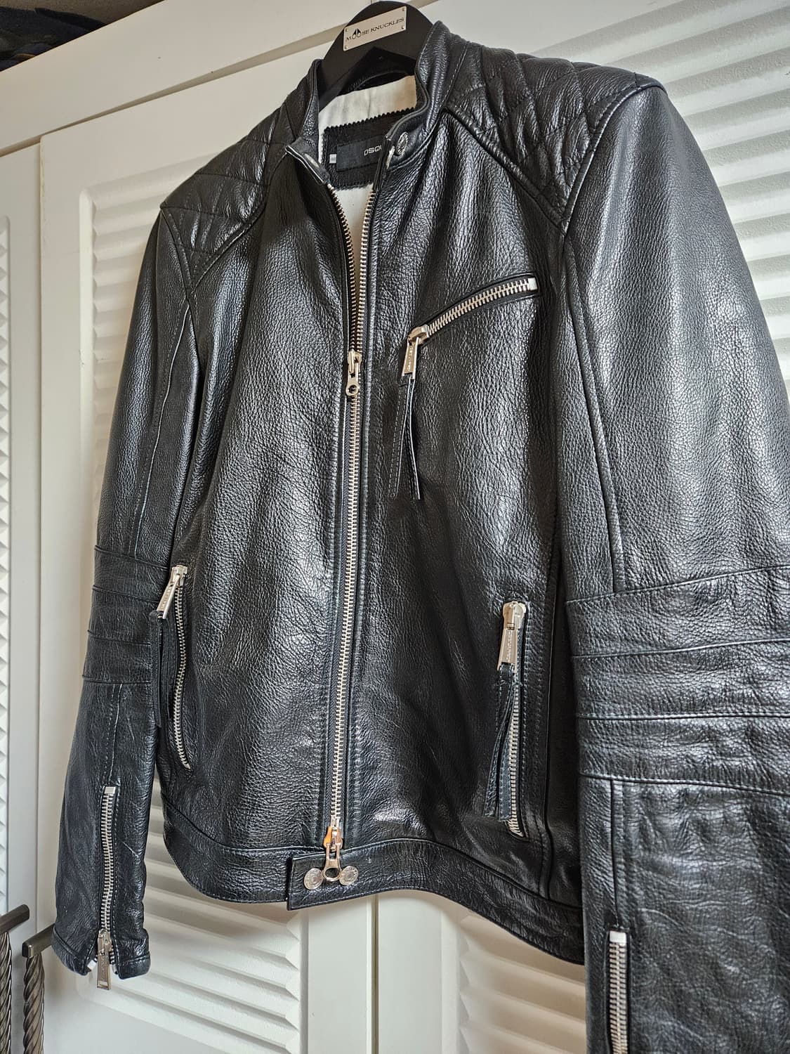 디스퀘어드2 푸에블로 소가죽 바이커 가죽자켓 판매합니다. 상품이미지2