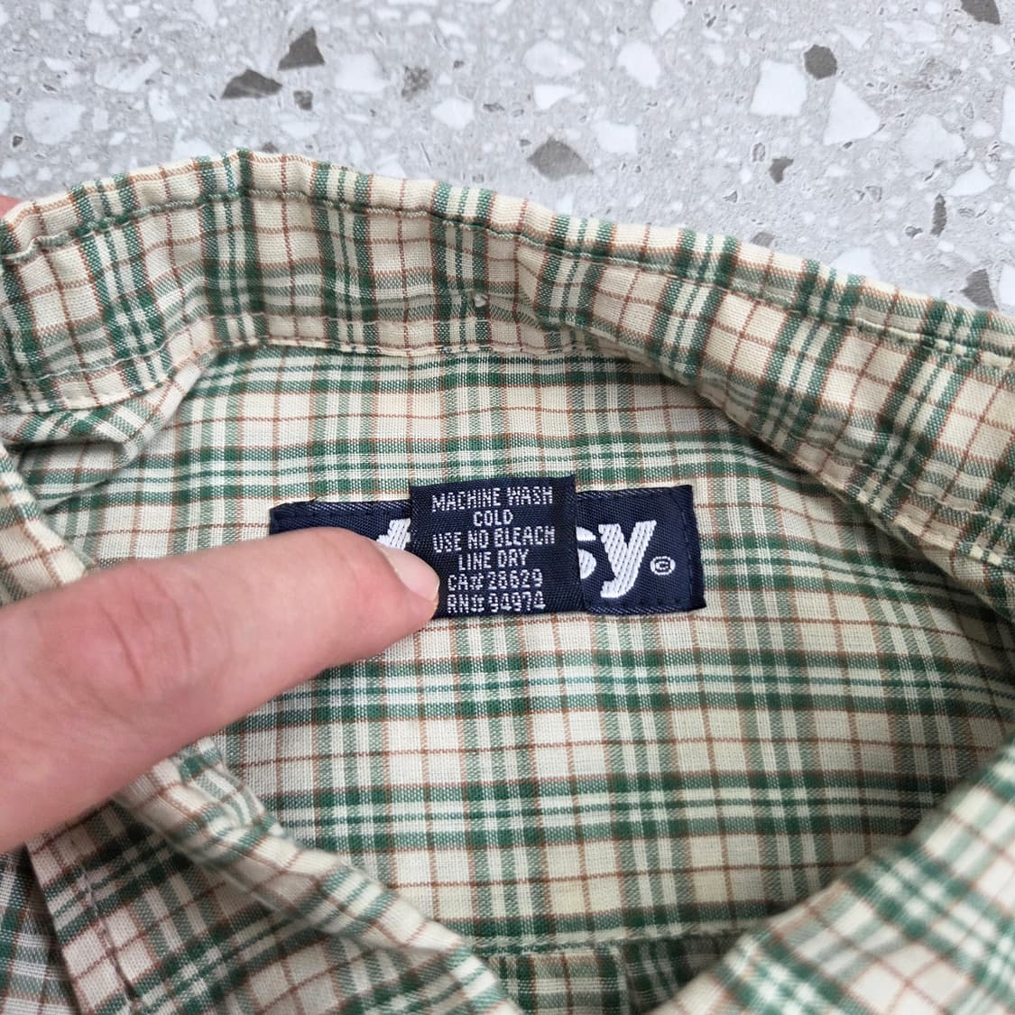 90s Vintage Stussy Plaid Shirts 스투시 셔츠 상품이미지8