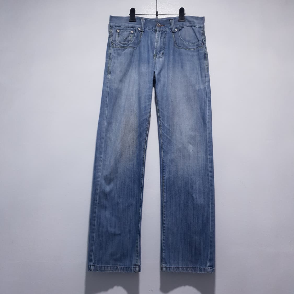 돌체앤가바나 드래곤 용 자수 DG 실버 플레이트 워싱 데님 팬츠 청바지 상품이미지4