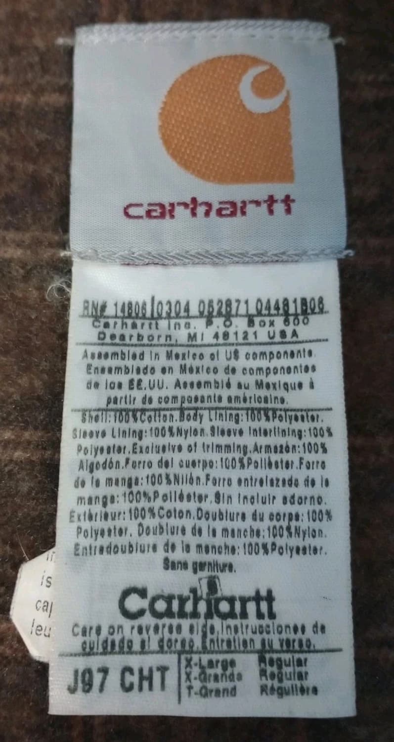 칼하트 J97 디트로이트 J&M 일렉트릭 서플라이 커스텀 자켓 체스트넛 상품이미지8