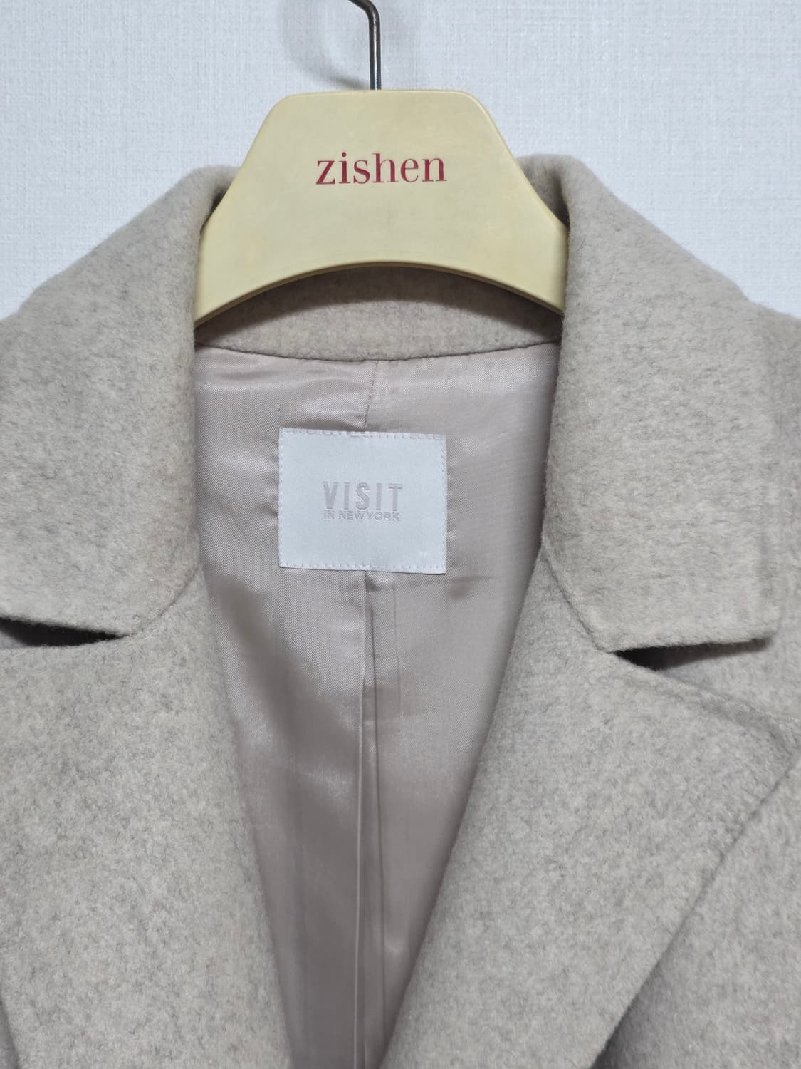 VISIT 핸드메이드 모 코트 상품이미지3