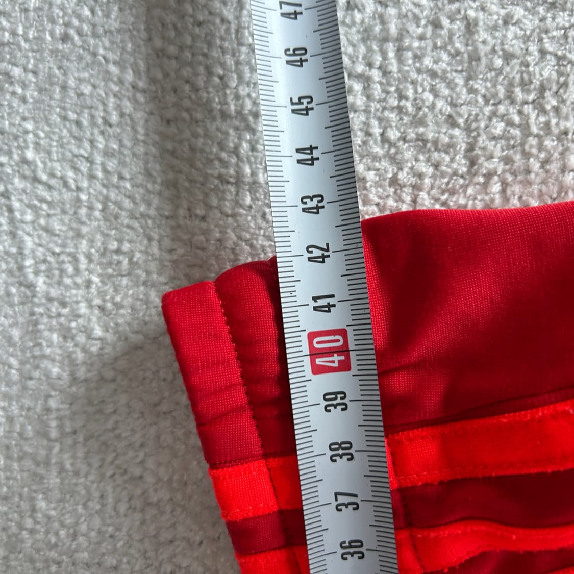 아디다스 삼선 트레이닝 바지 레드 s 상품이미지4