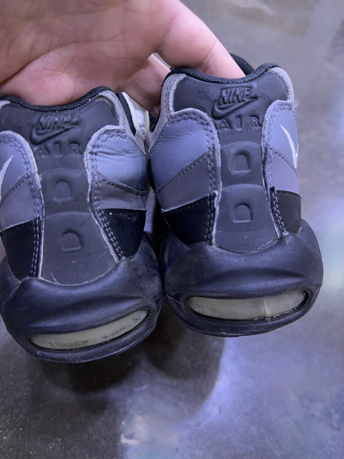 나이키 에어맥스95 에센셜 블랙 그레이 270 상품이미지7