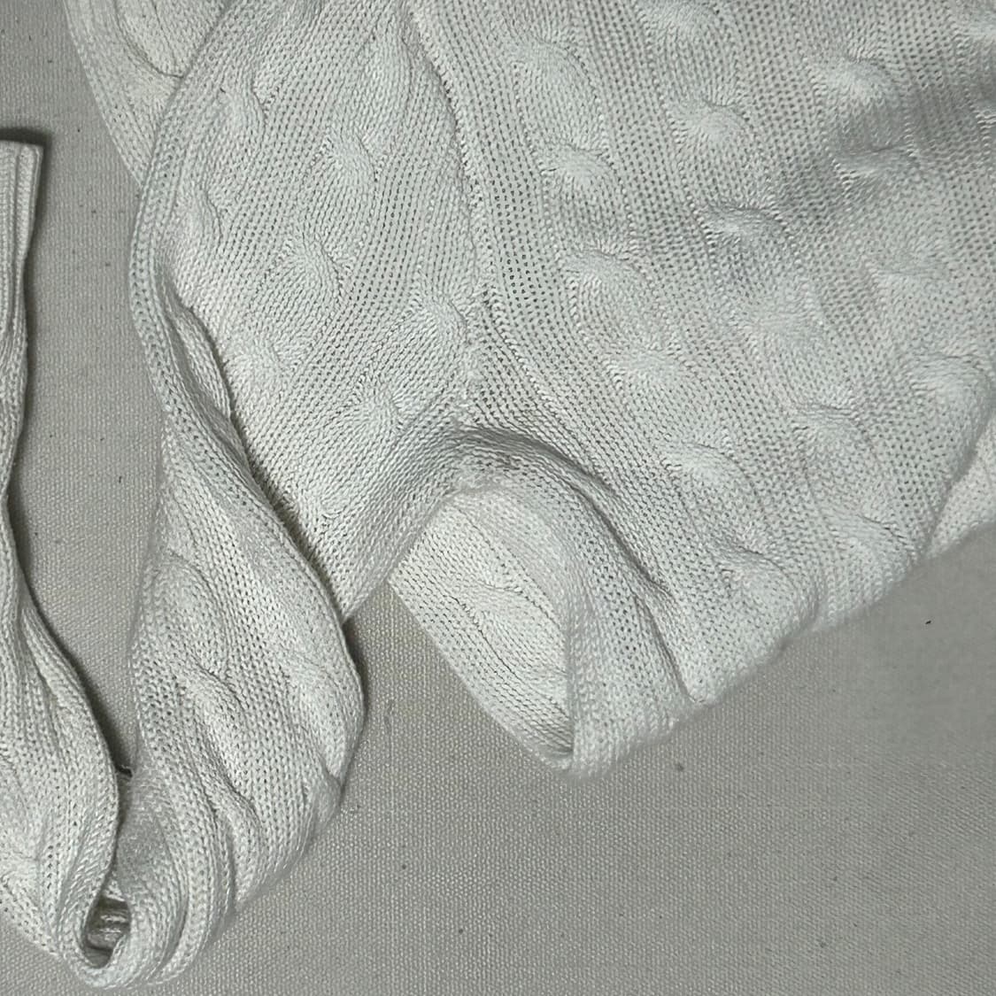 Polo Ralph Lauren 스포츠 여성용 화이트 브이넥 니트 상품이미지7