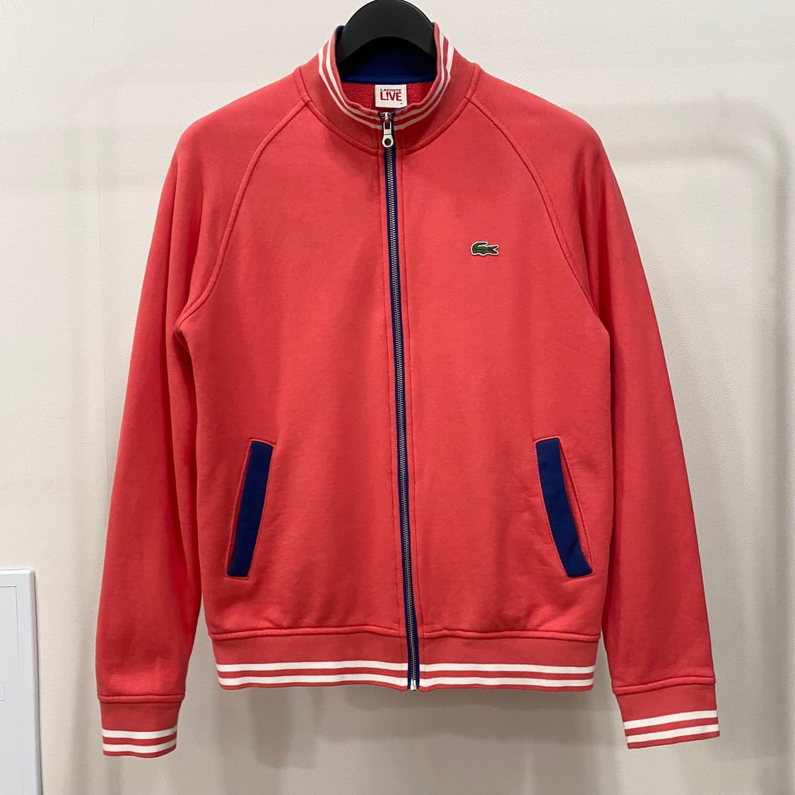 라코스테 라이브 코튼 집업 트랙탑 상품이미지1