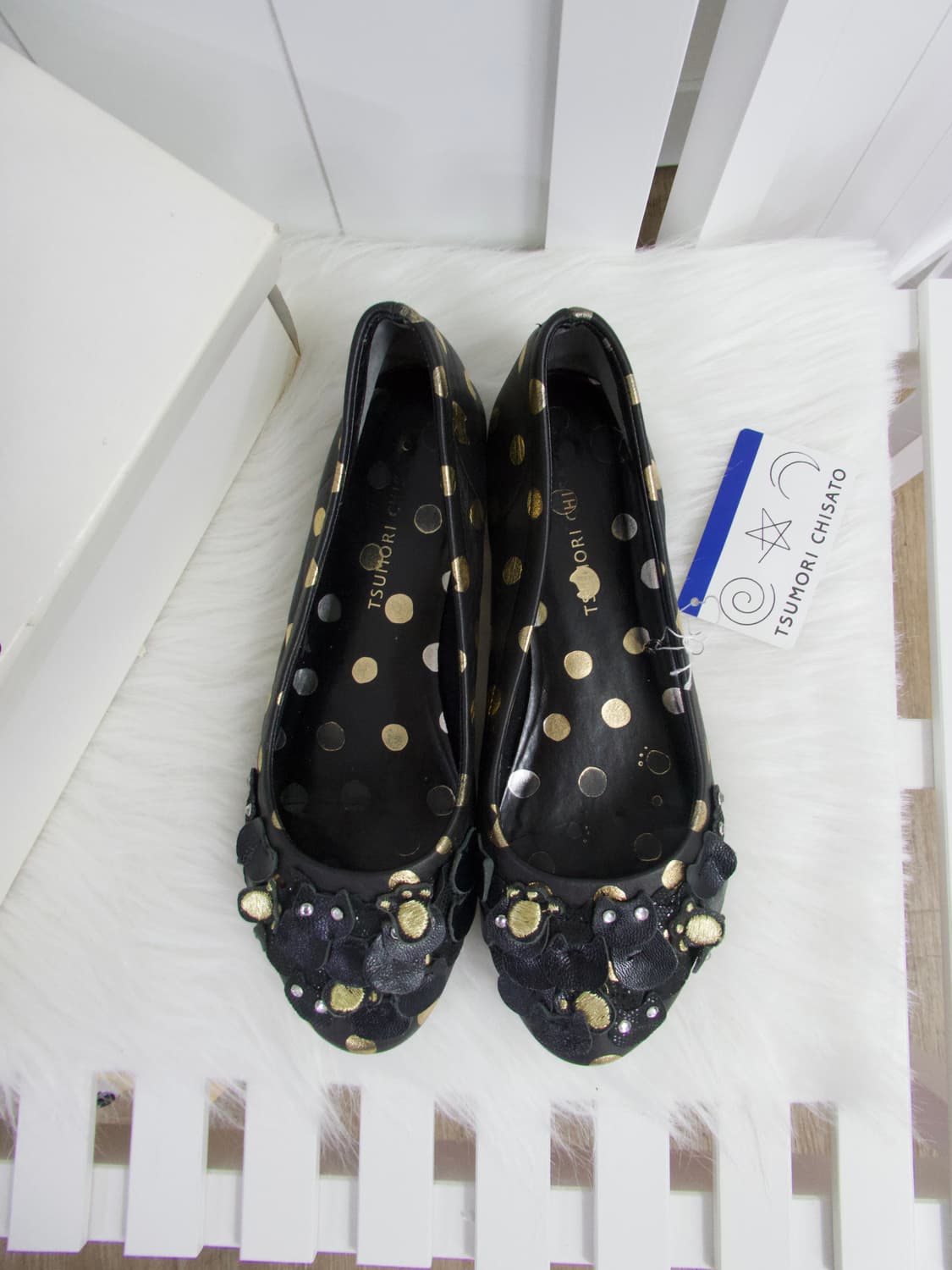 츠모리치사토 패치워크 플랫슈즈 상품이미지1