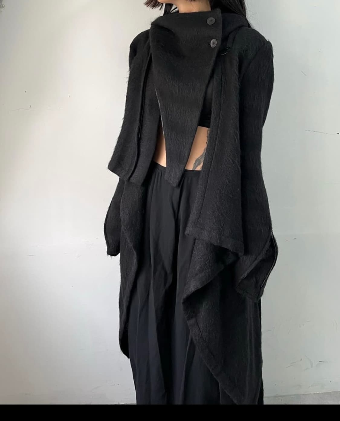 ann demeulemeester 하프코트 상품이미지1