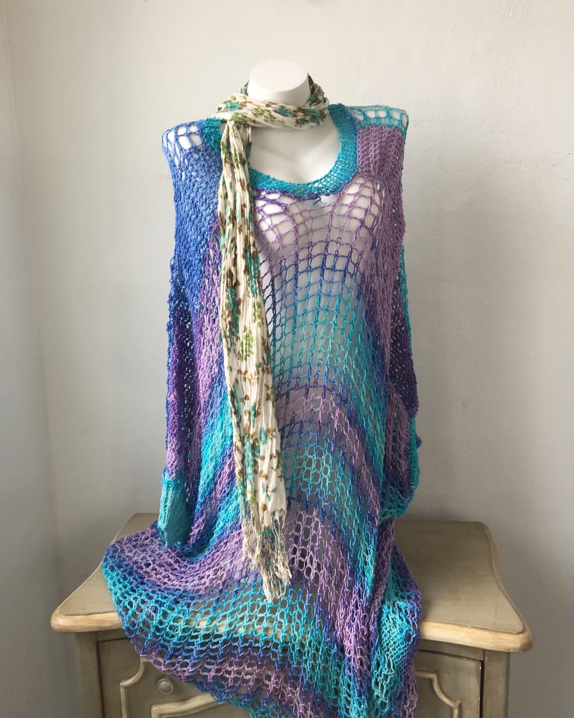  flower pattern scarf 상품이미지6