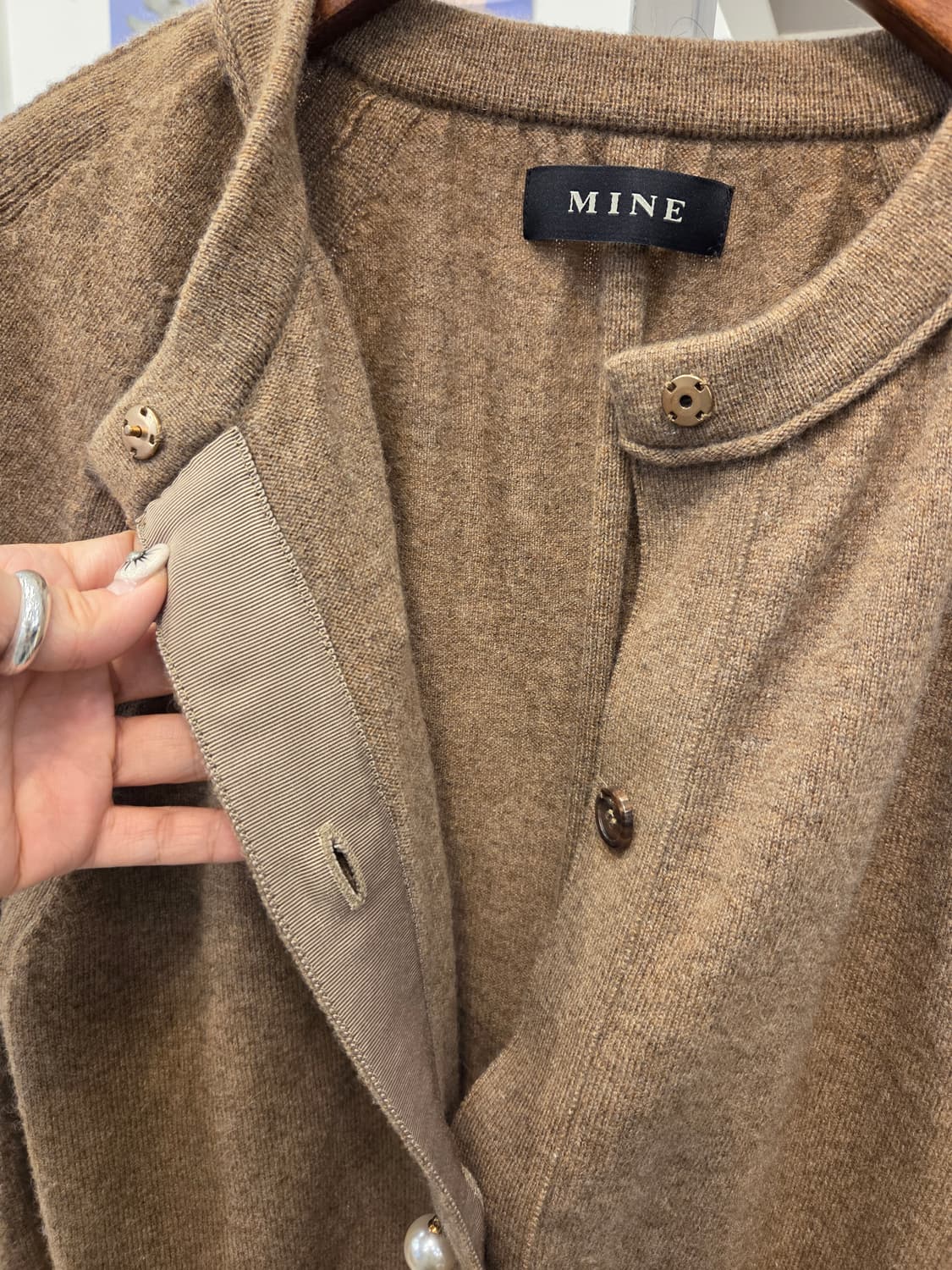 MINE 마인 캐시미어 100 가디건 상품이미지6