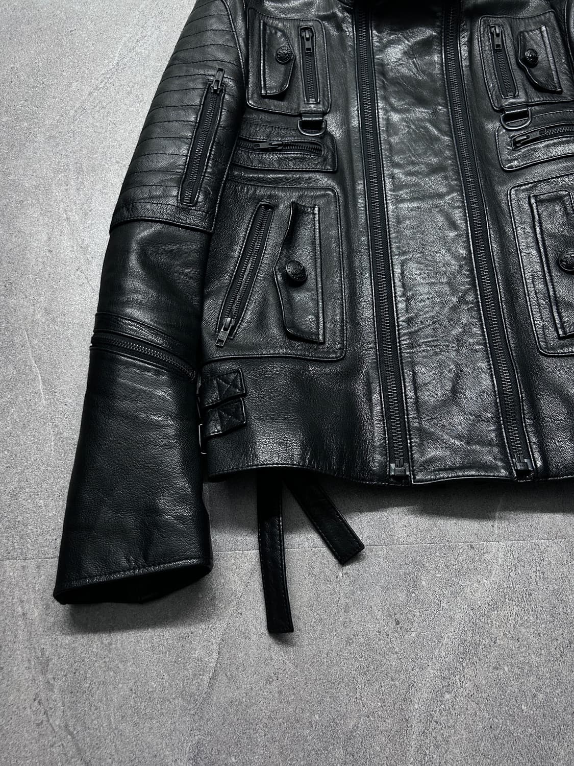 206 옴므 멀티 포켓 램스킨 자켓 상품이미지4