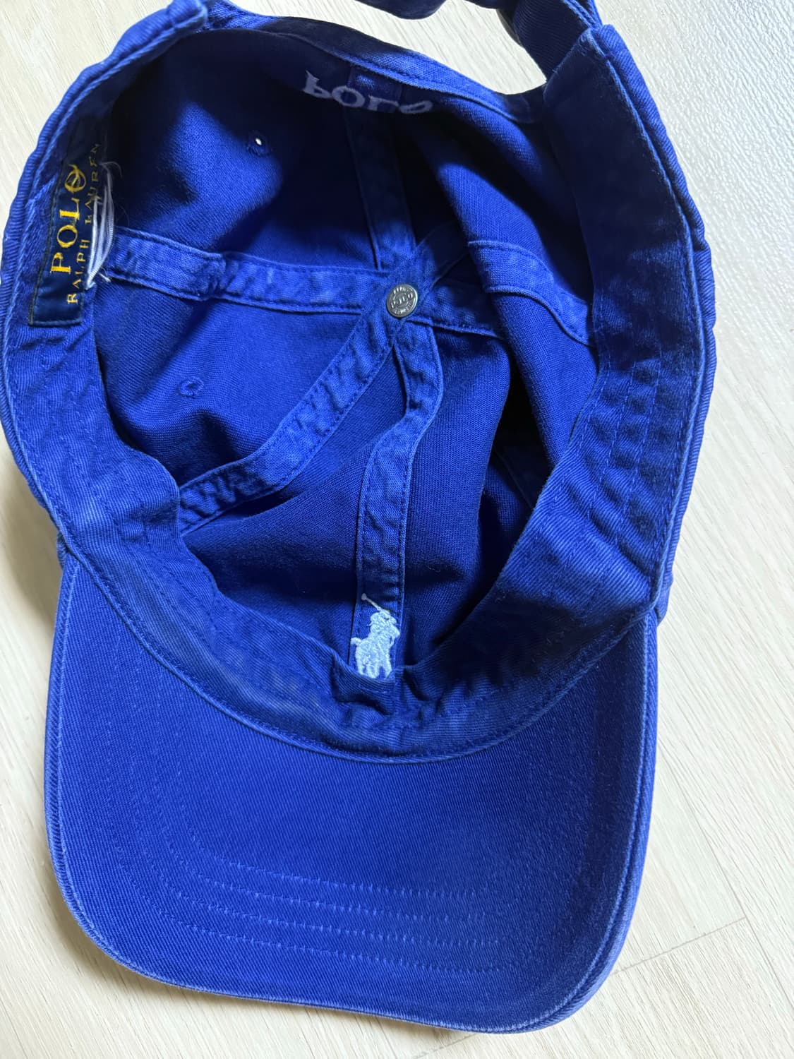 폴로 랄프로렌 페이드 블루 볼캡 상품이미지3