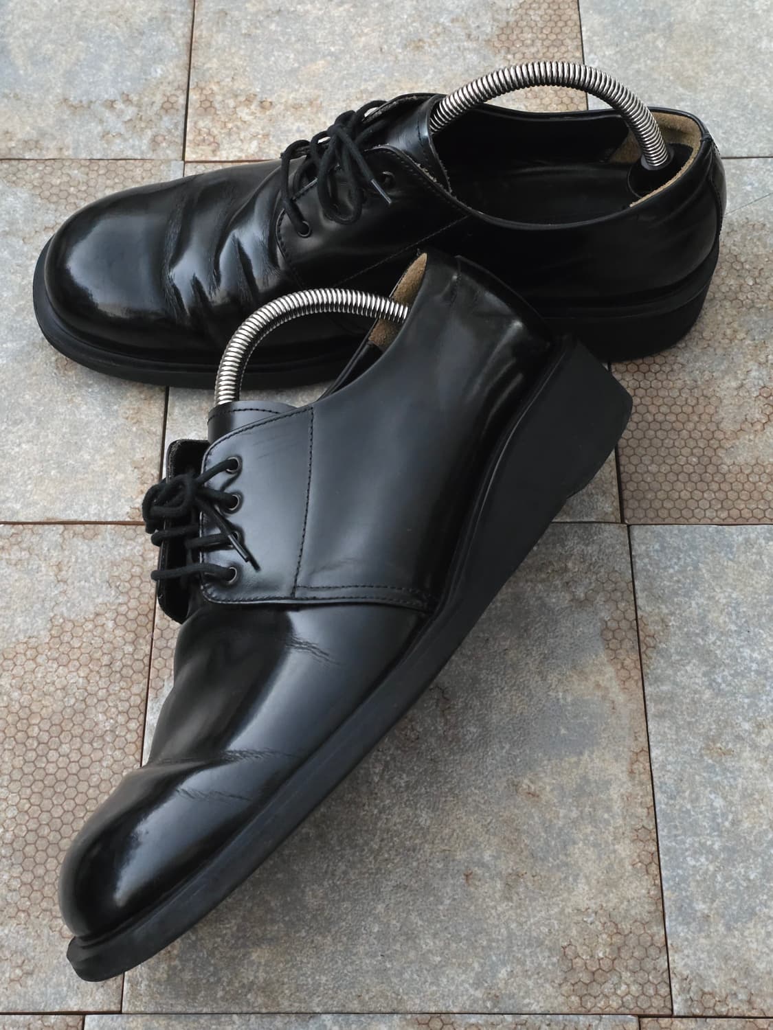 (270)소다 옴므 페이턴트 더비 슈즈 상품이미지3