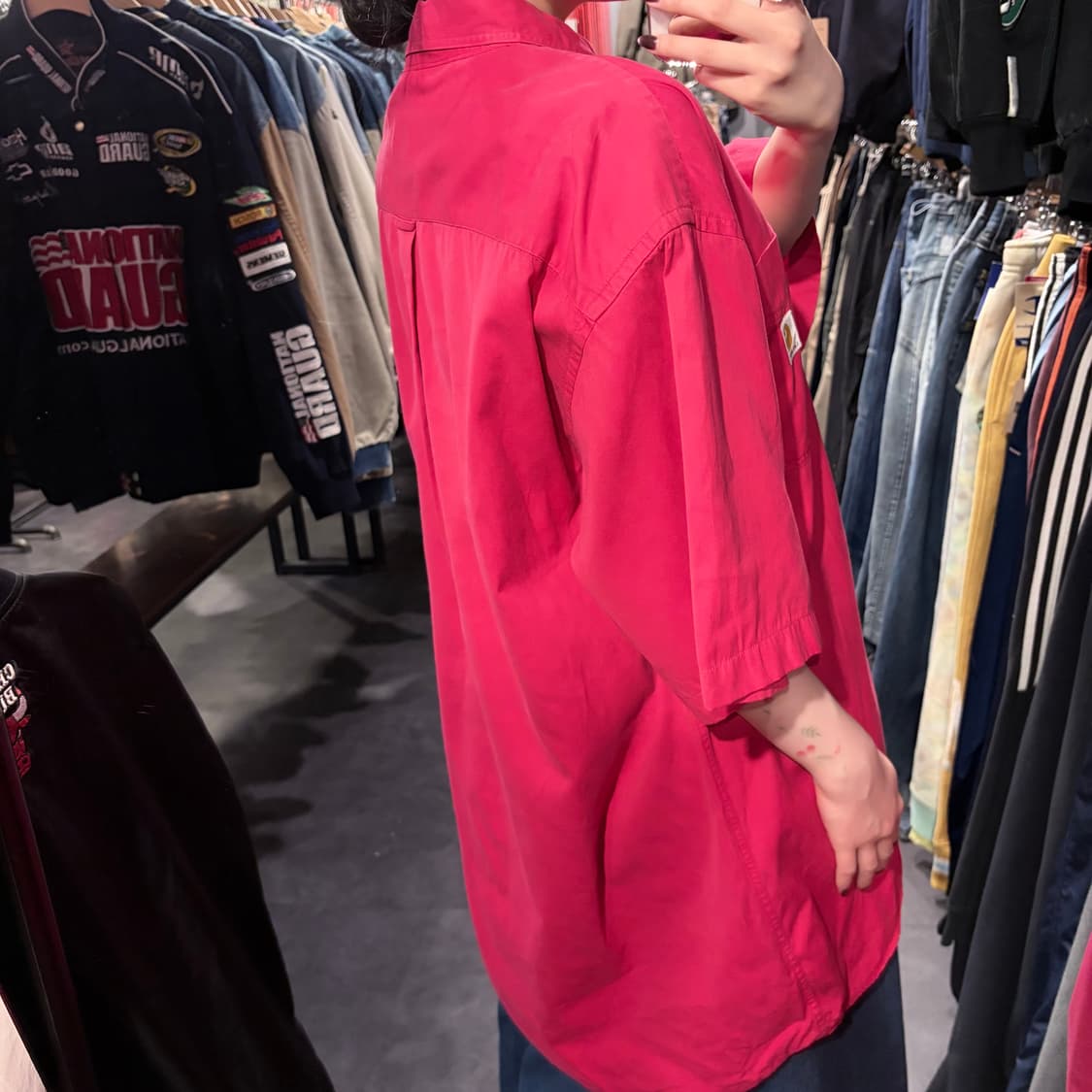 [IM] Carhartt 칼하트 반팔 셔츠 핑크 상품이미지7