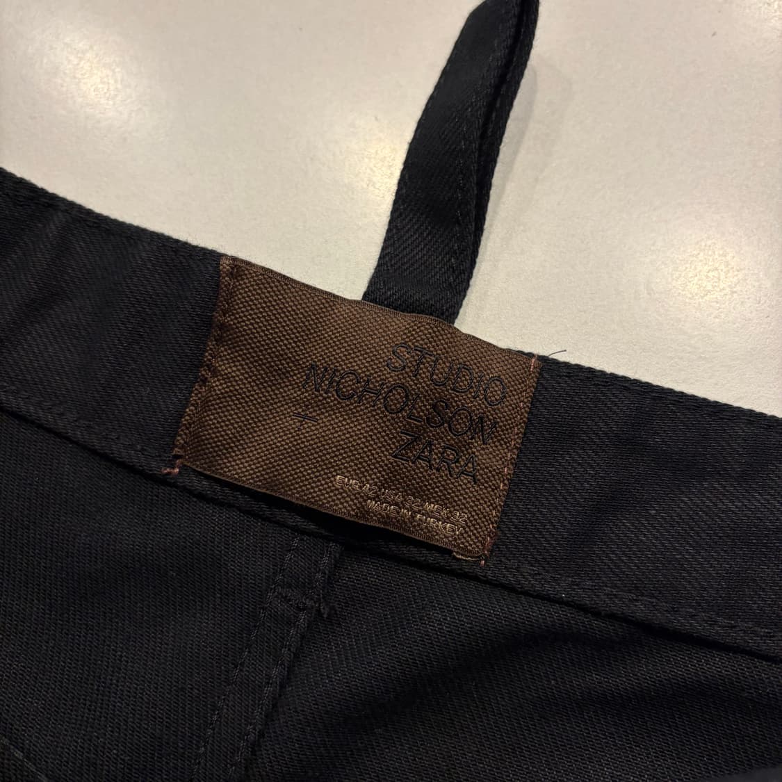 [32] 자라 x 스튜디오 니콜슨 블랙 와이드 데님 팬츠 D614 상품이미지6