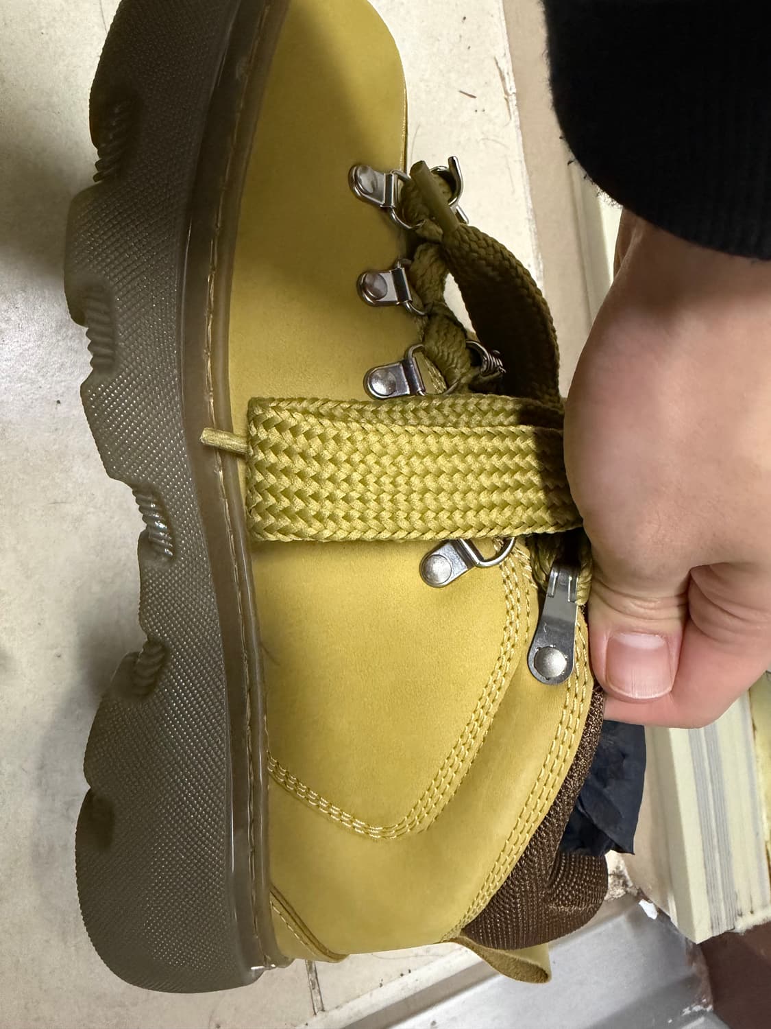 버버리 누벅 트렉 부츠 마닐라 40 상품이미지6