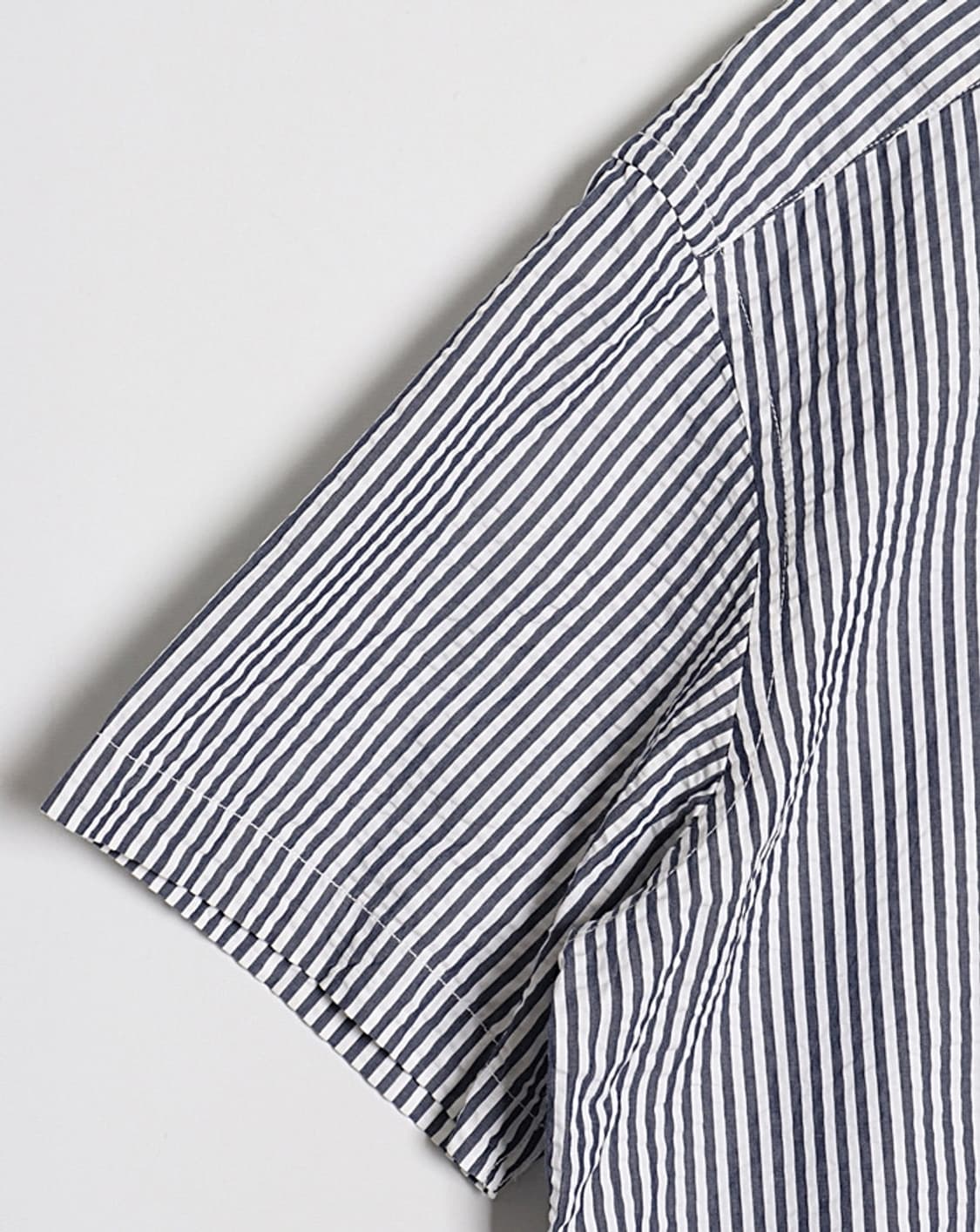 LANDS'END Seersucker Stripe Shirts 상품이미지4